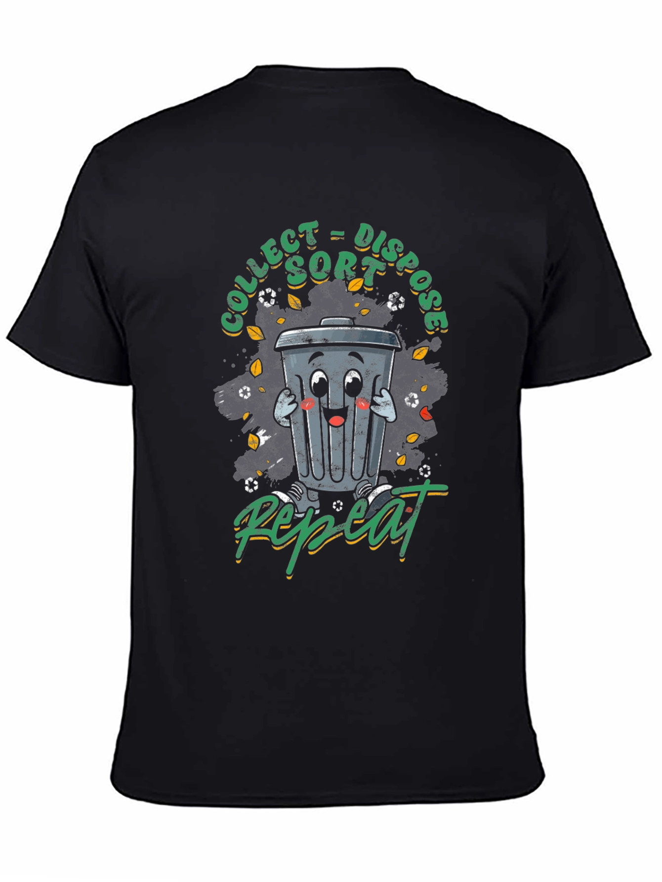 Recycle Cartoon Graphic T-Shirt