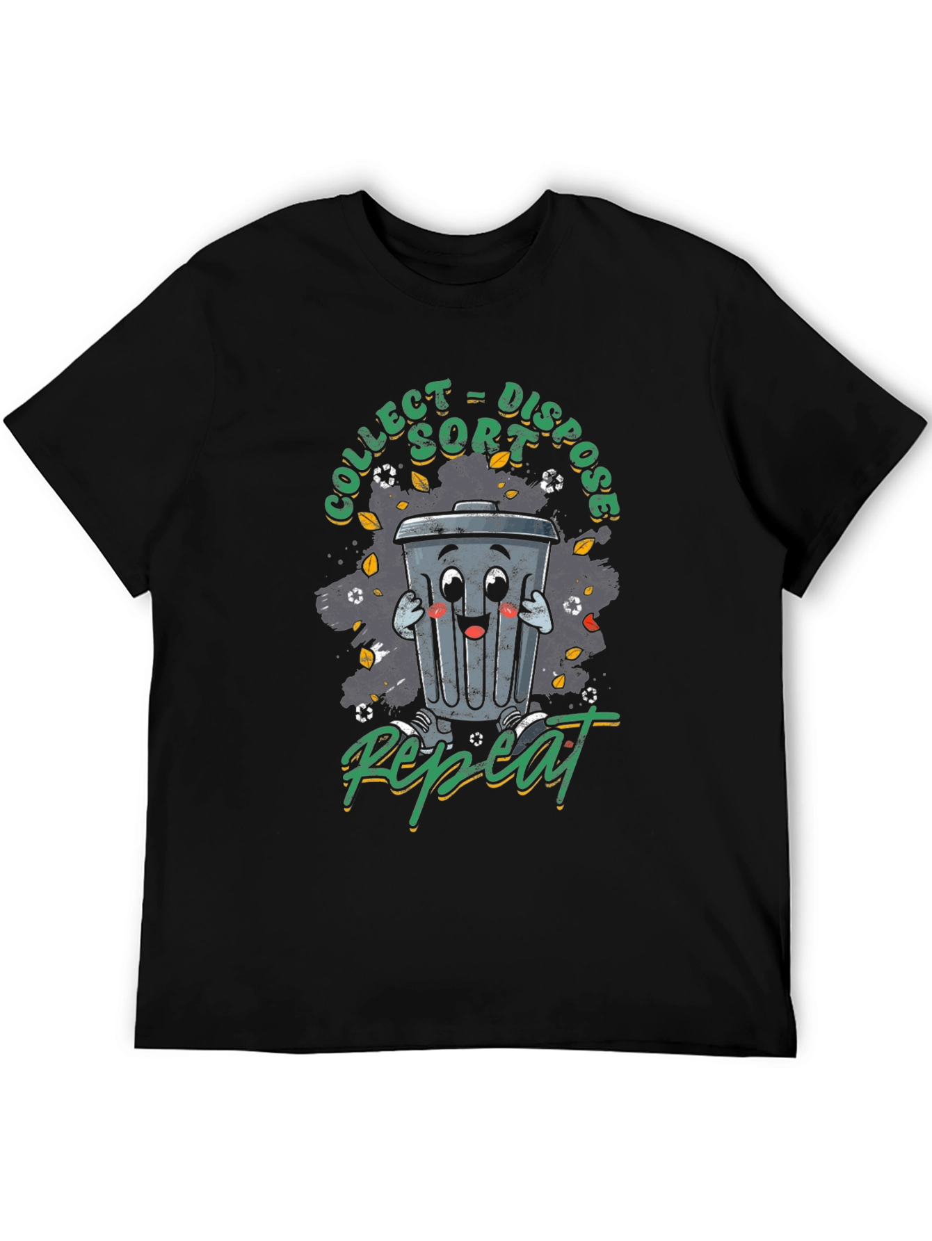 Recycle Cartoon Graphic T-Shirt