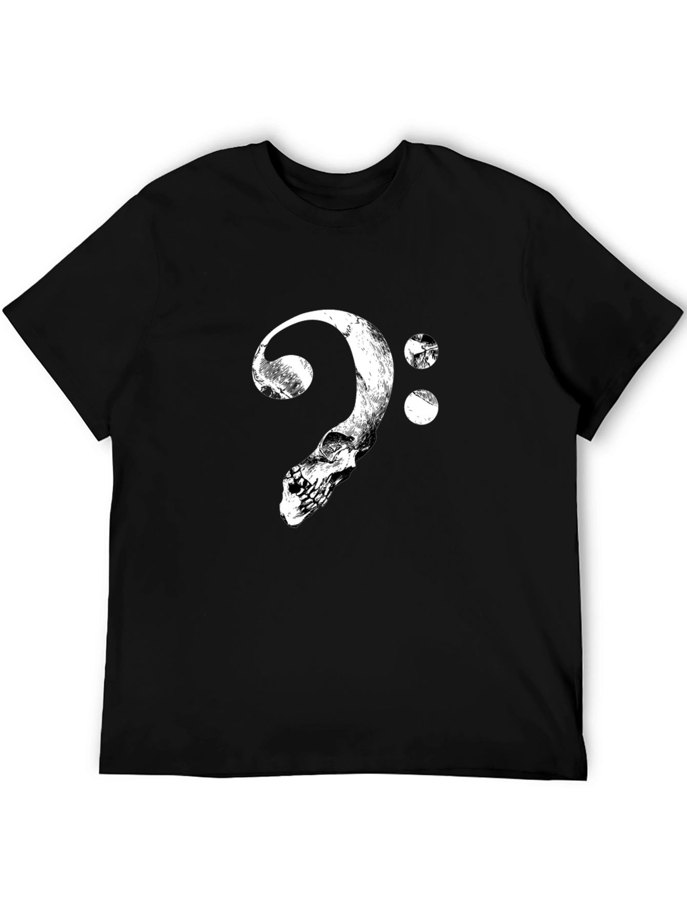Skull Clef T-Shirt - Bass Music Tee
