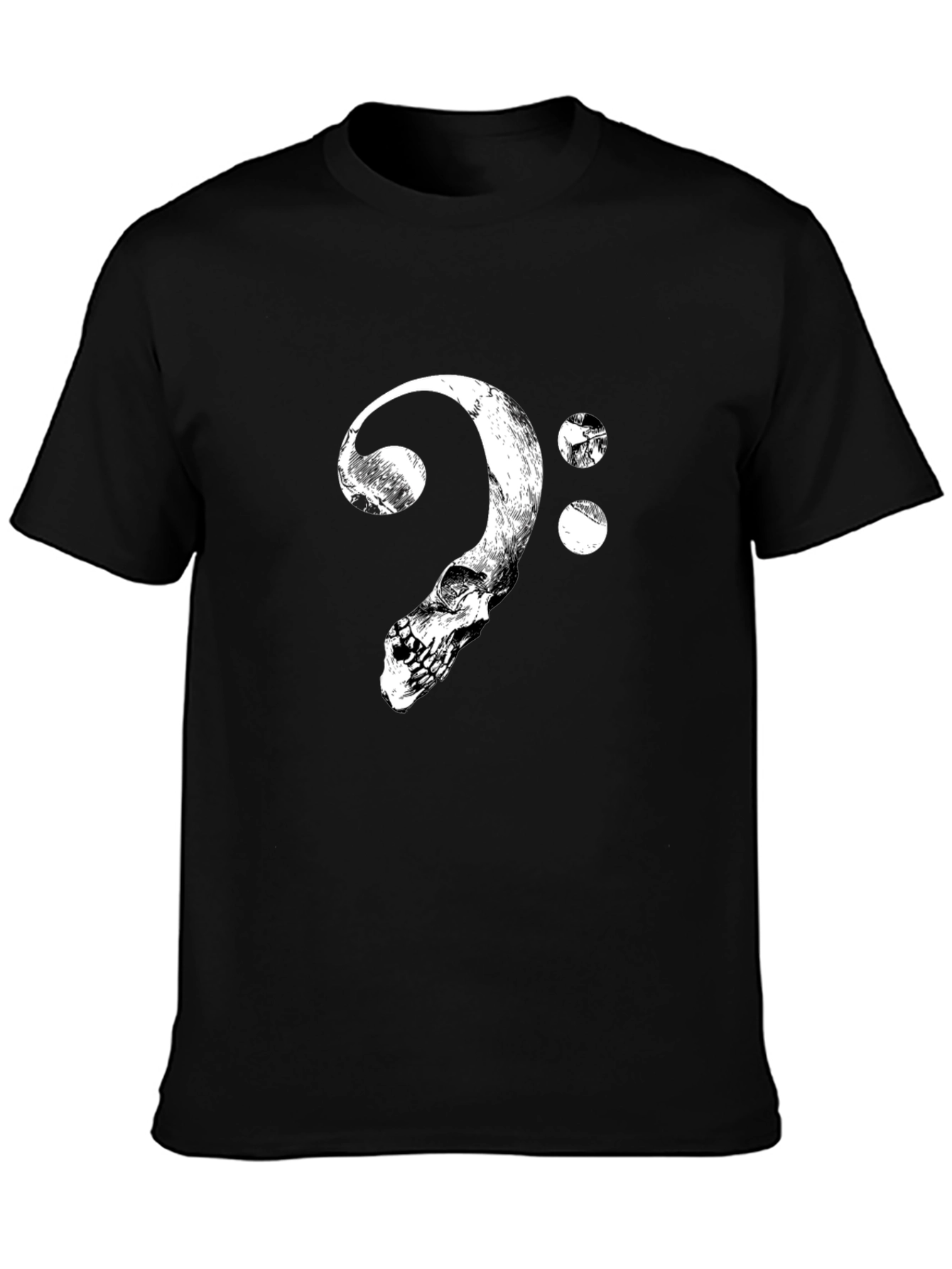 Skull Clef T-Shirt - Bass Music Tee