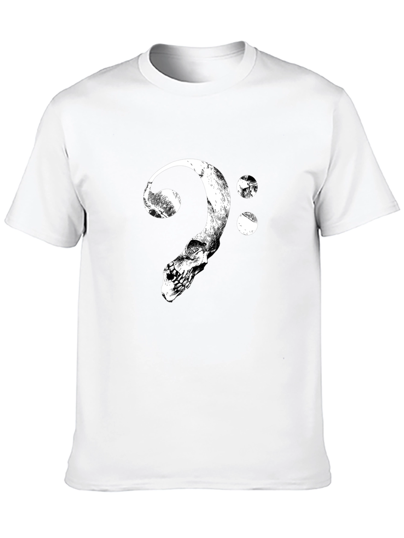 Skull Clef T-Shirt - Bass Music Tee