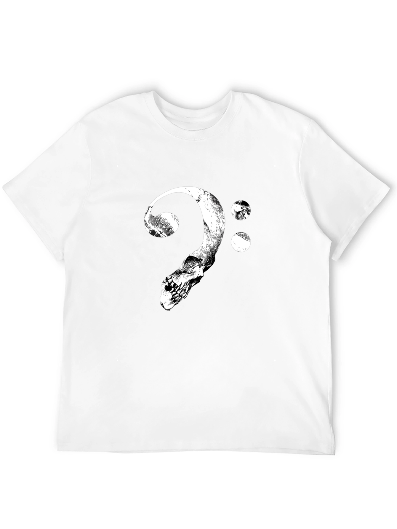 Skull Clef T-Shirt - Bass Music Tee