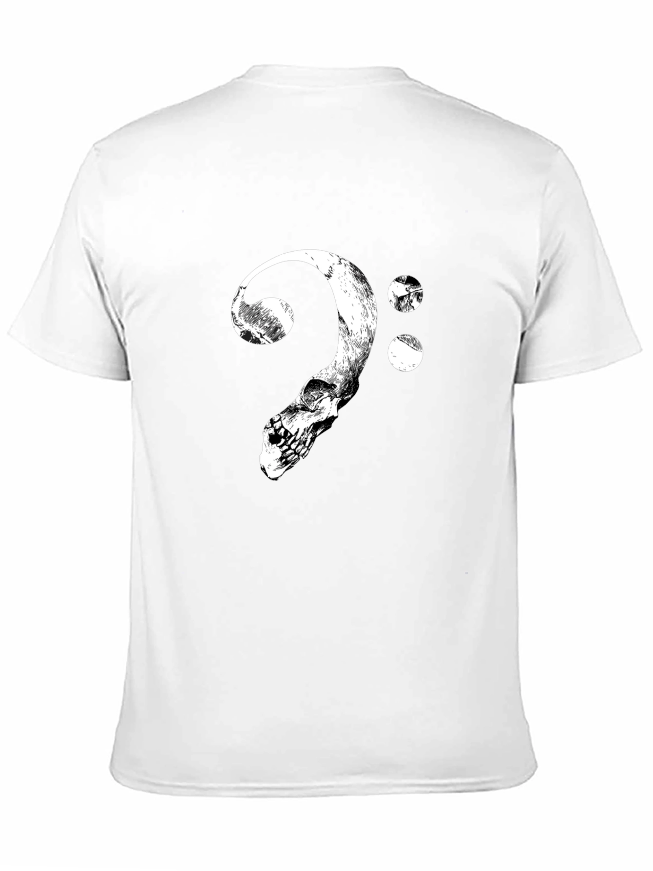 Skull Clef T-Shirt - Bass Music Tee