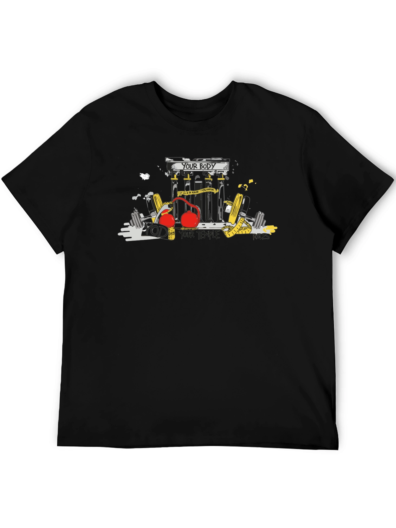 Your Body Your Temple Black T-Shirt