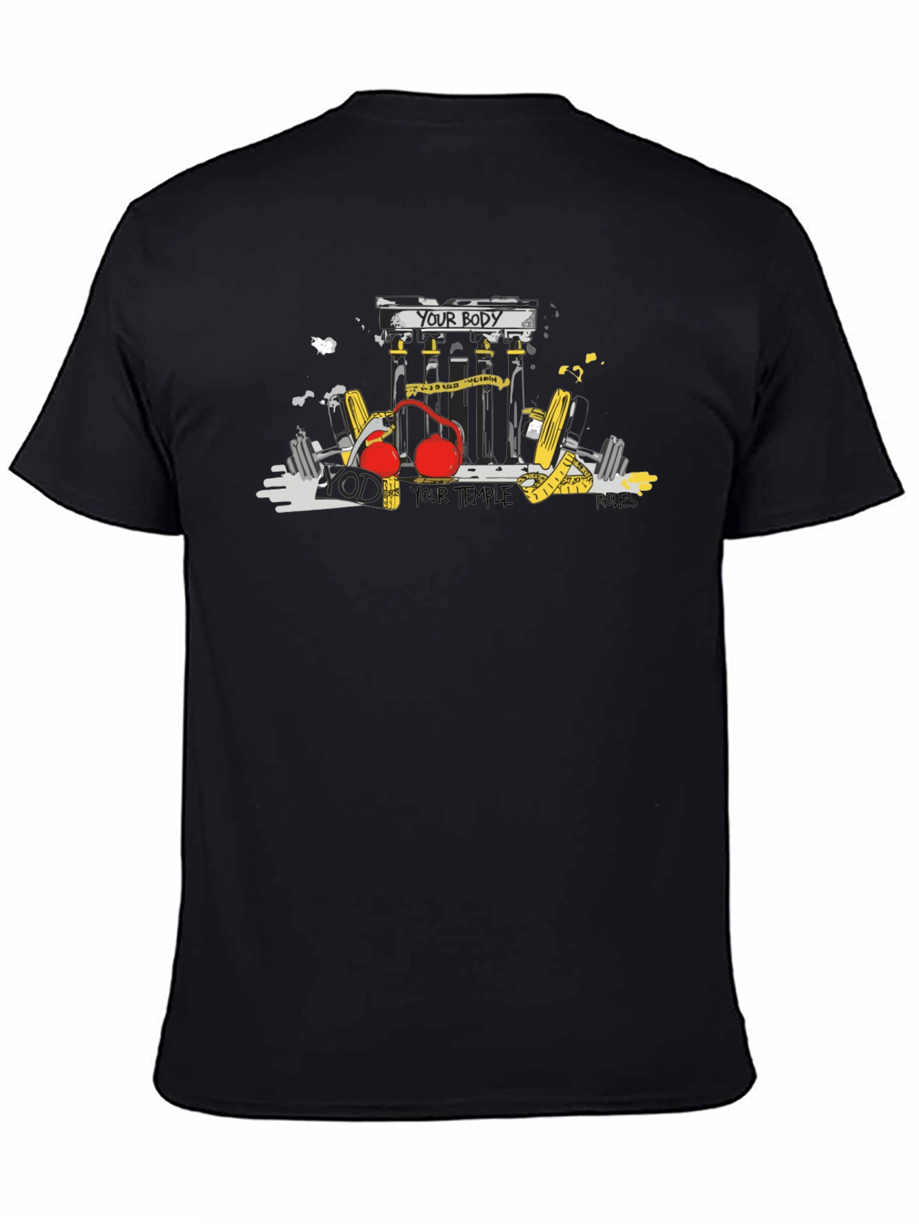 Your Body Your Temple Black T-Shirt