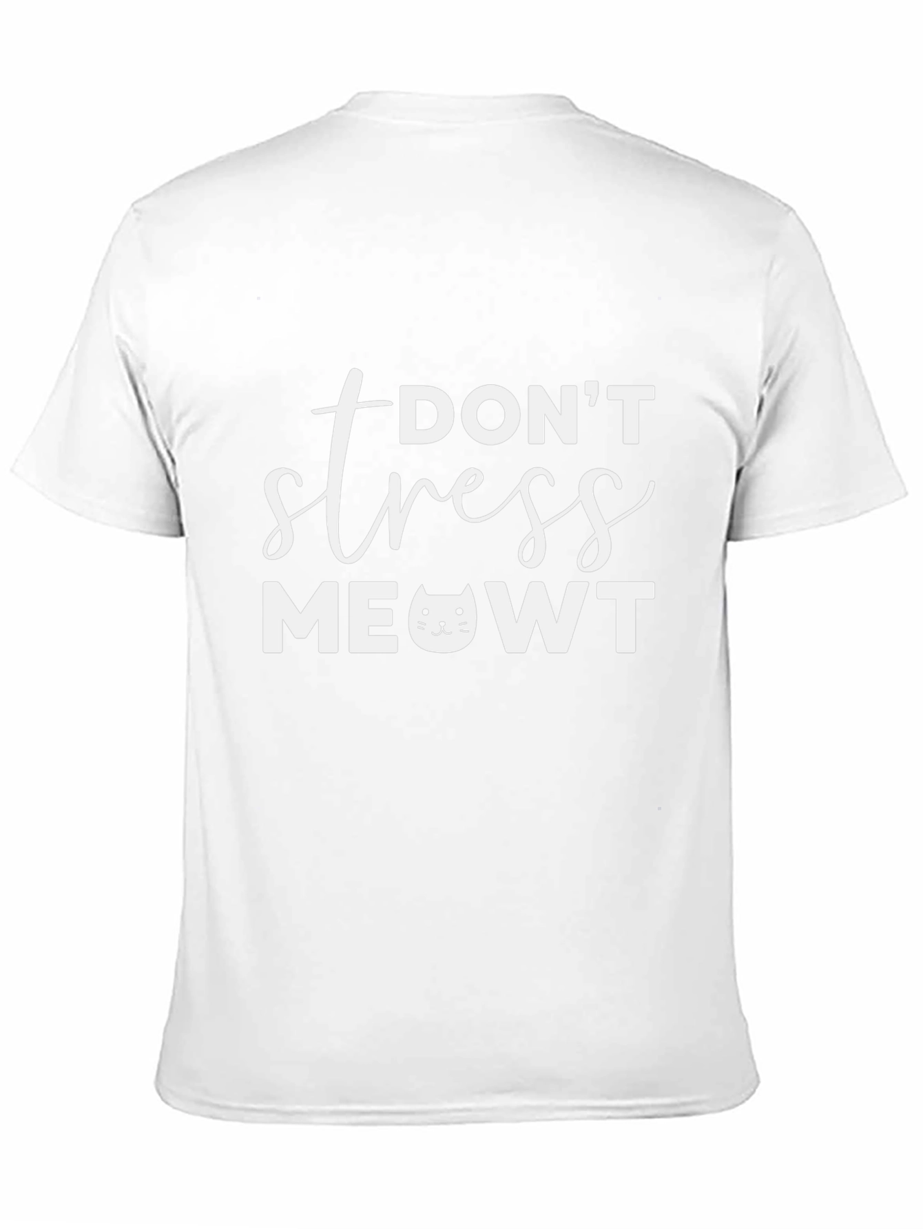 Dont Stress MEOWT Black T-Shirt