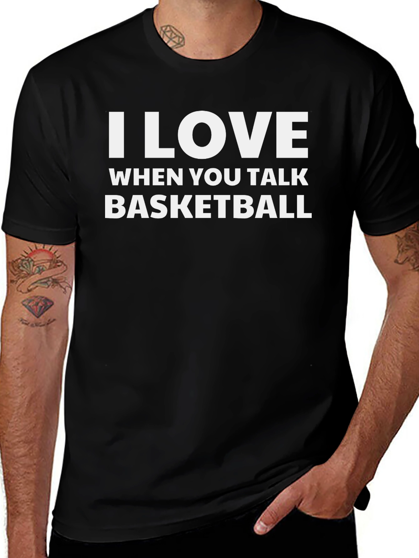 I Love When You Talk Basketball T-Shirt