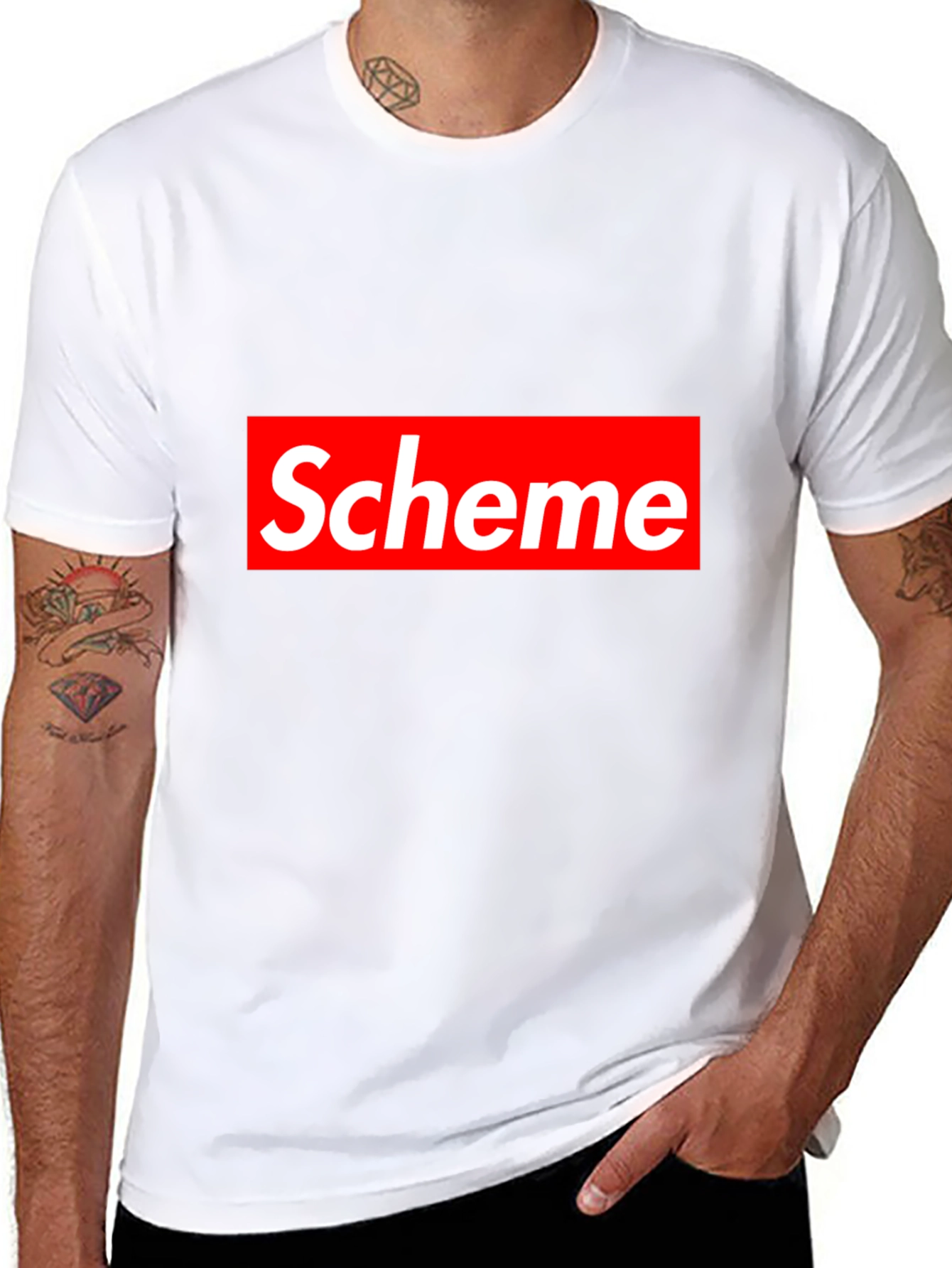 Scheme Graphic Tee - Supreme Style