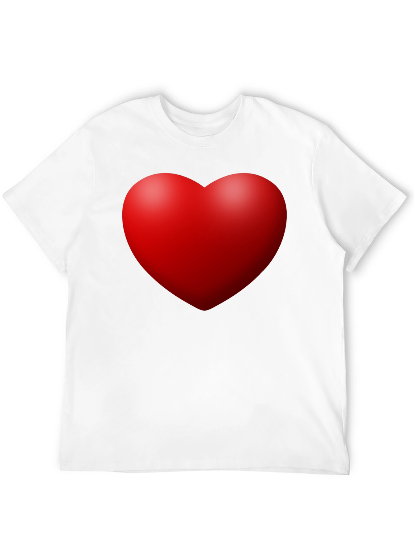 Heart Graphic Black T-Shirt - Stylish Casual Wear