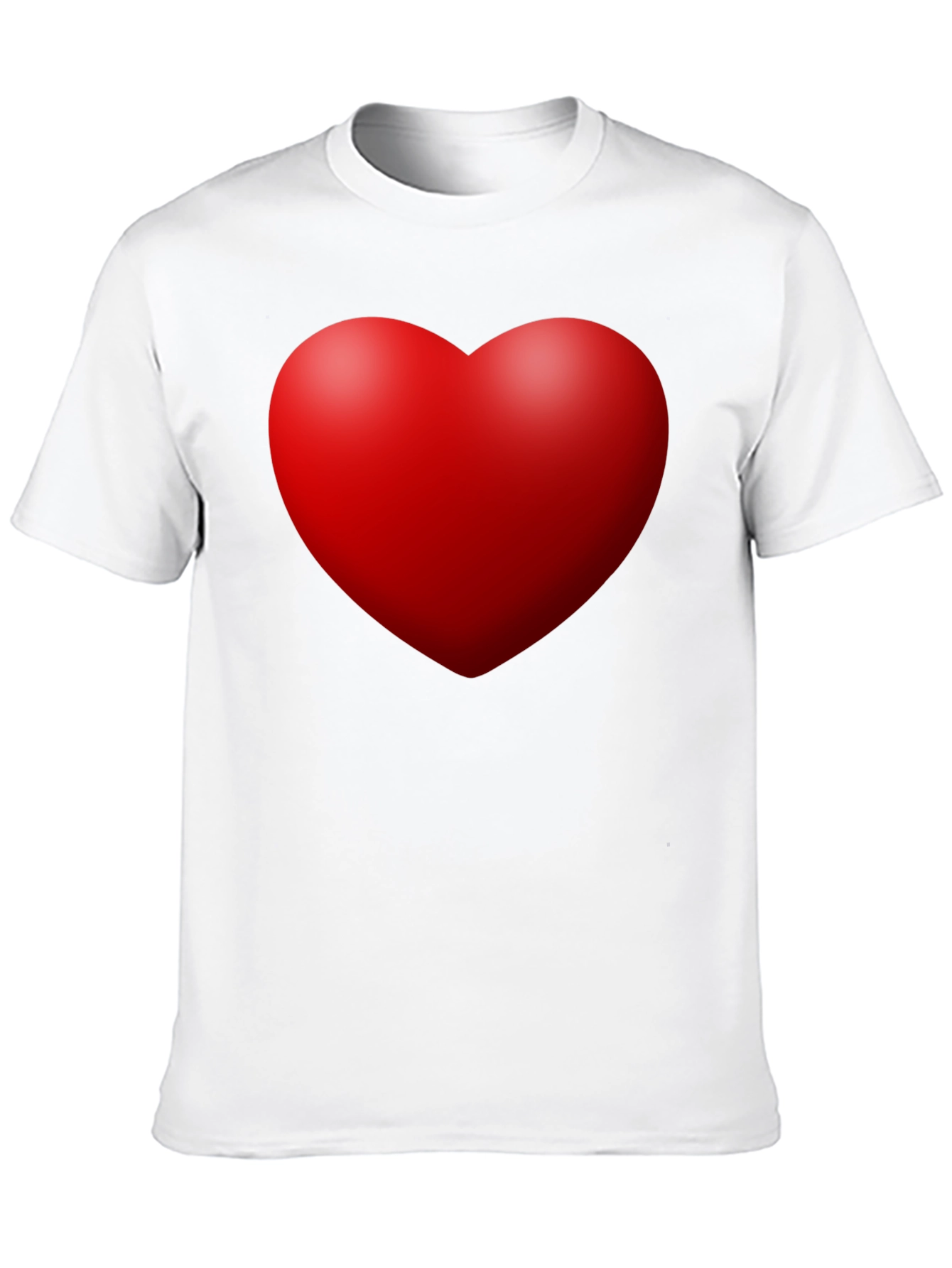 Heart Graphic Black T-Shirt - Stylish Casual Wear