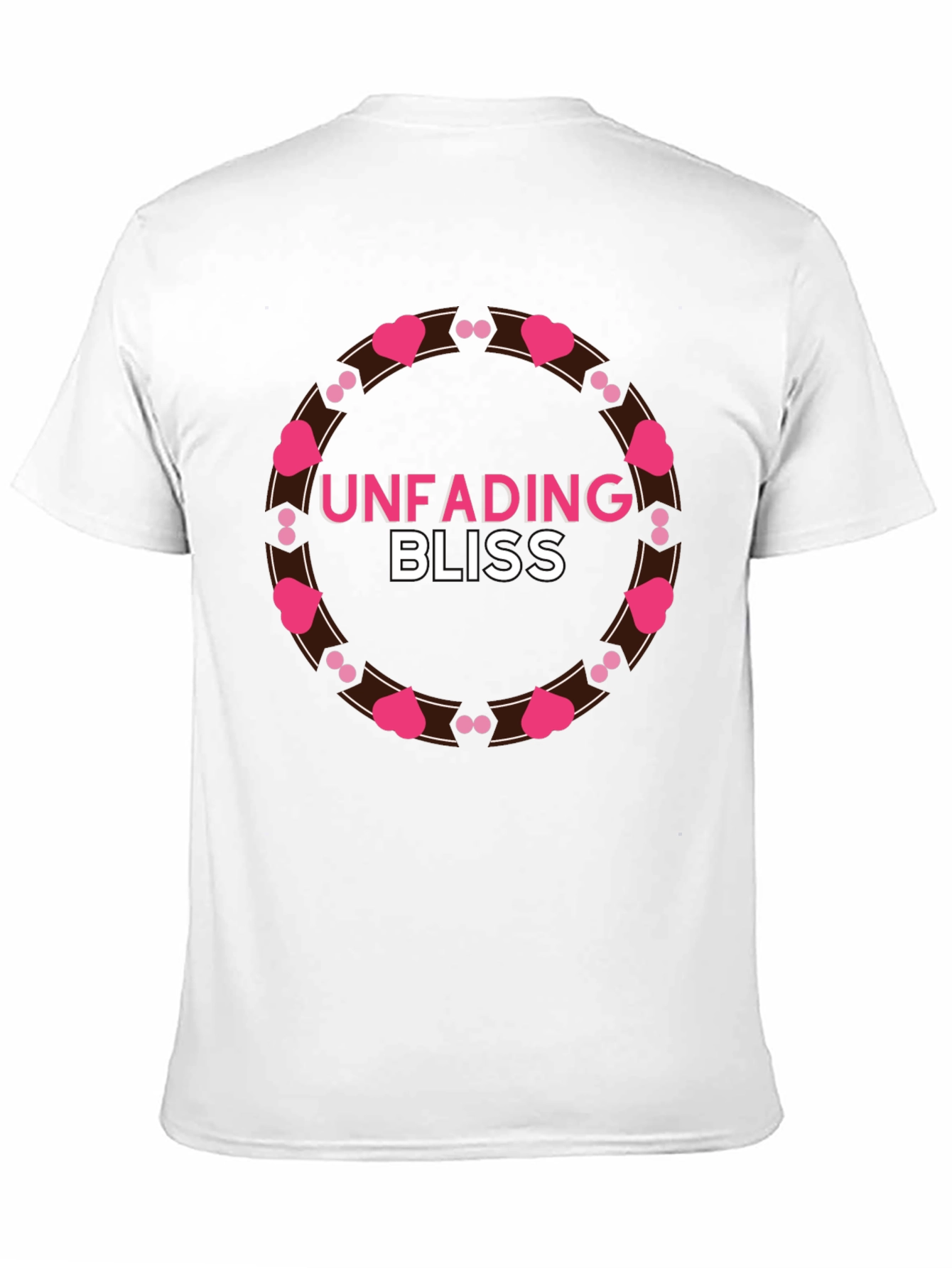 Unfading Bliss Graphic Black Tee