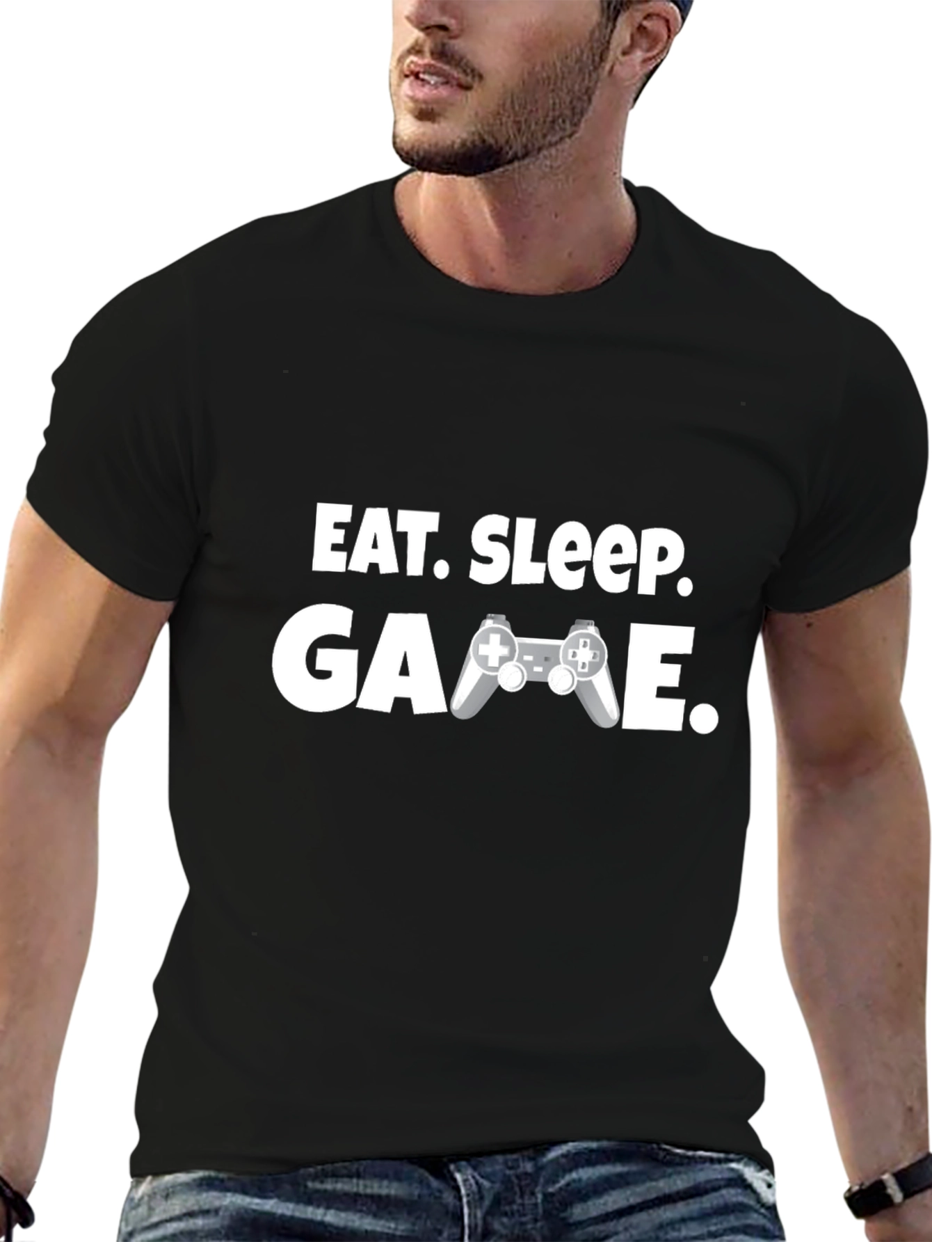 Eat Sleep Game T-Shirt - Gamer Tee