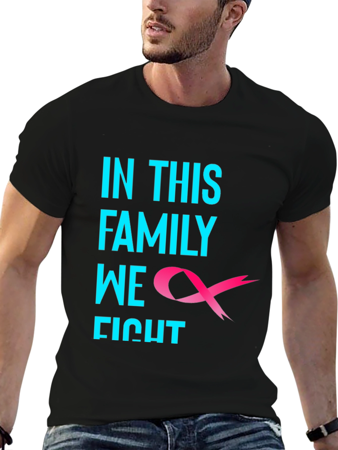 In This Family We Fight Cancer Awareness T-Shirt