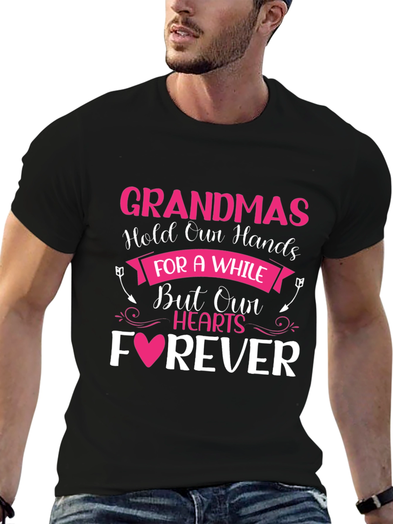 Grandmas Love T-Shirt: Hold Our Hearts Forever