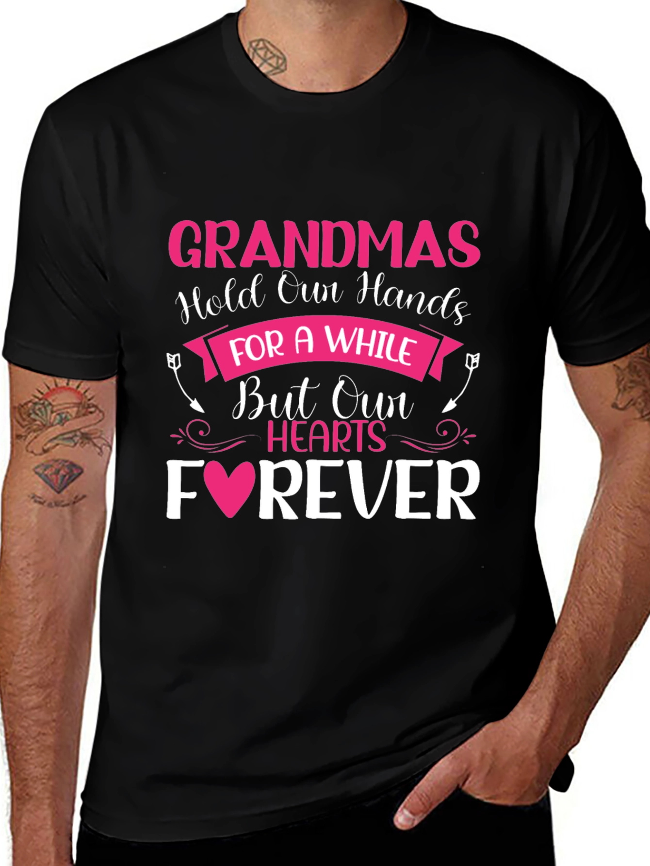 Grandmas Love T-Shirt: Hold Our Hearts Forever