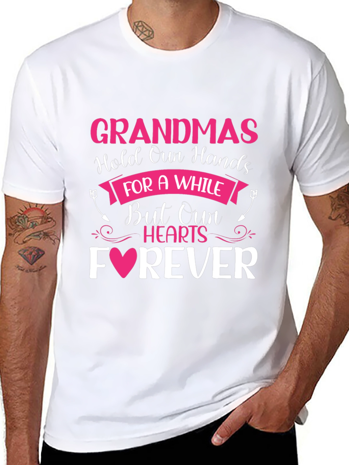 Grandmas Love T-Shirt: Hold Our Hearts Forever