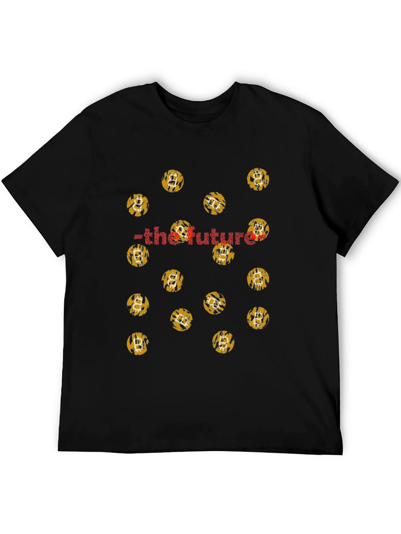 Bitcoin The Future Black Graphic Tee