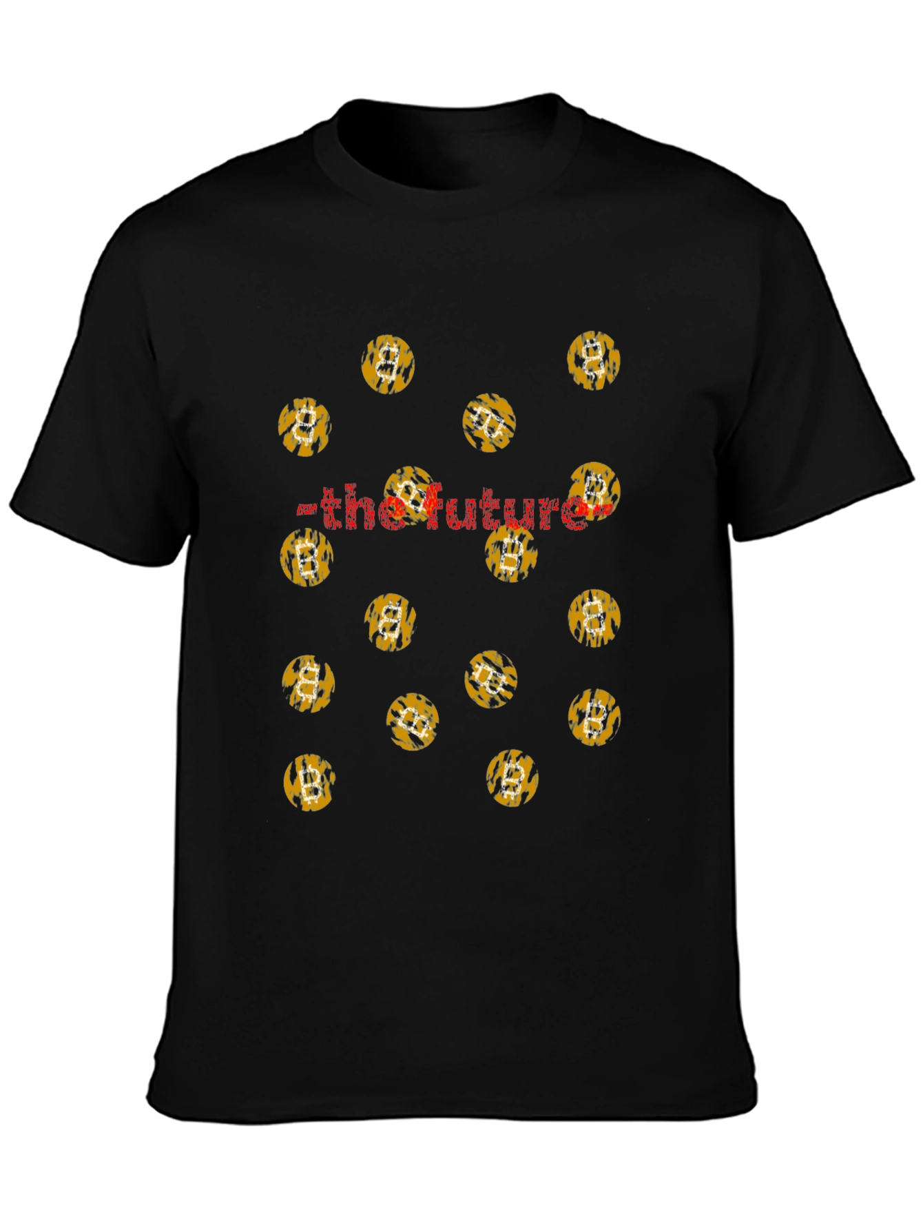 Bitcoin The Future Black Graphic Tee