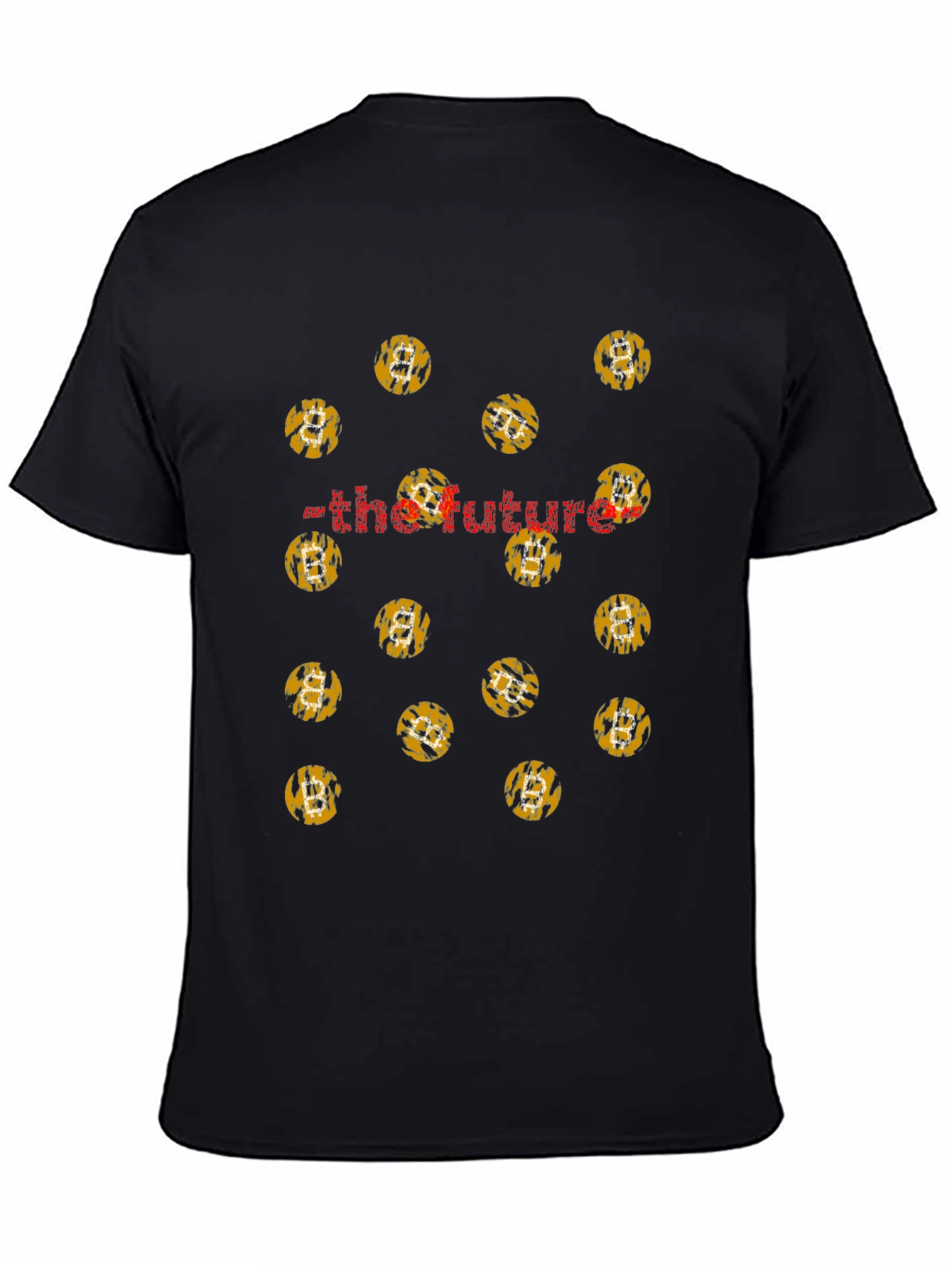 Bitcoin The Future Black Graphic Tee