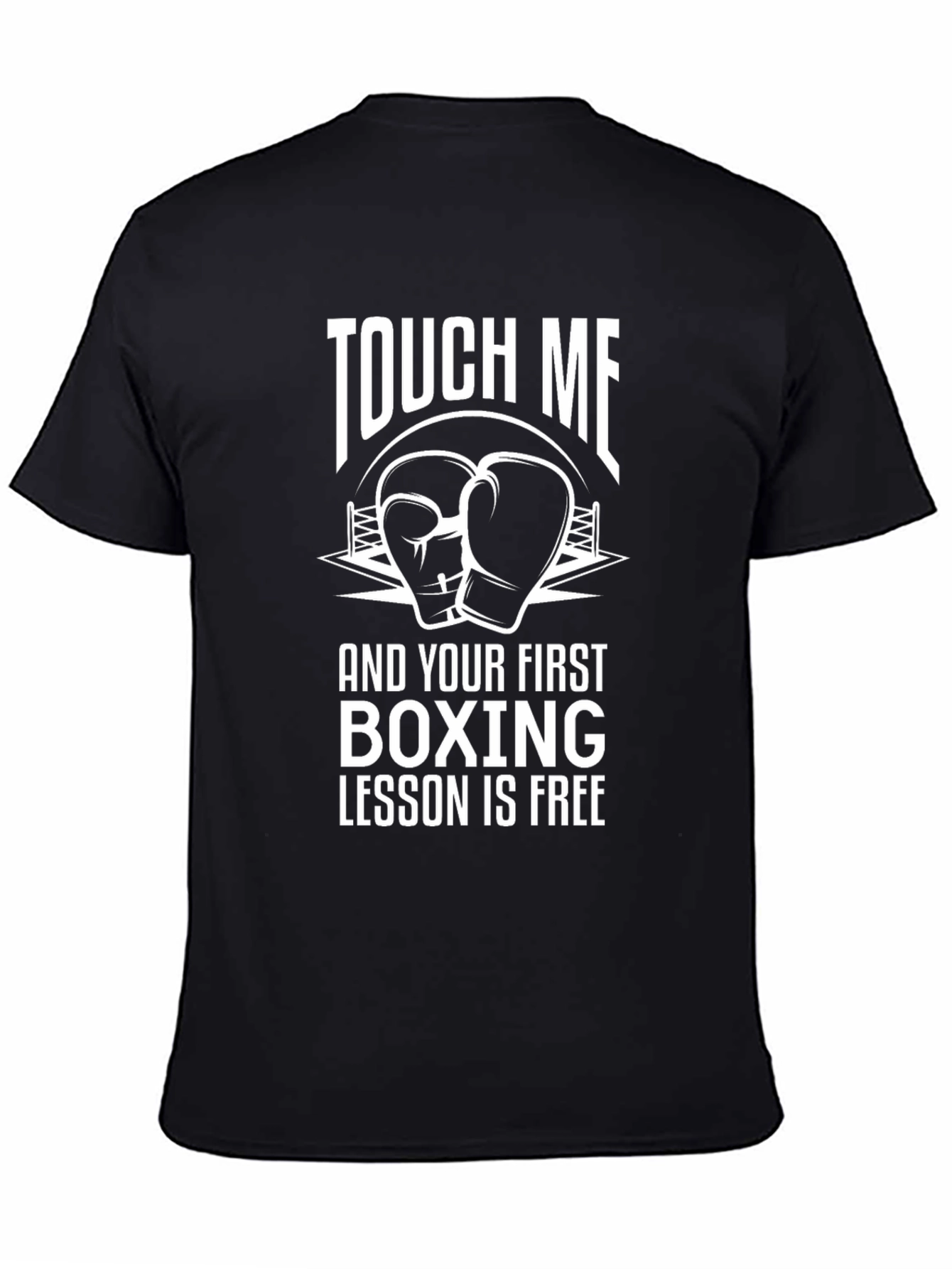 Touch Me Boxing Lesson Free T-Shirt