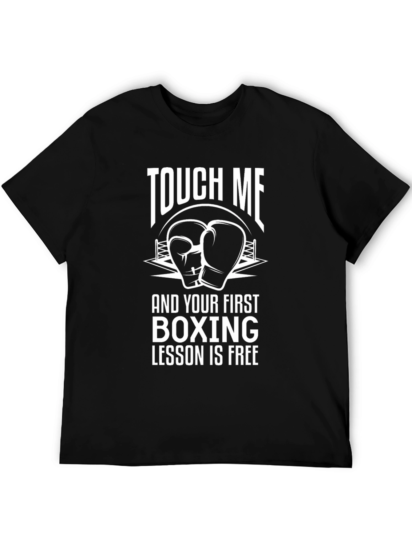 Touch Me Boxing Lesson Free T-Shirt