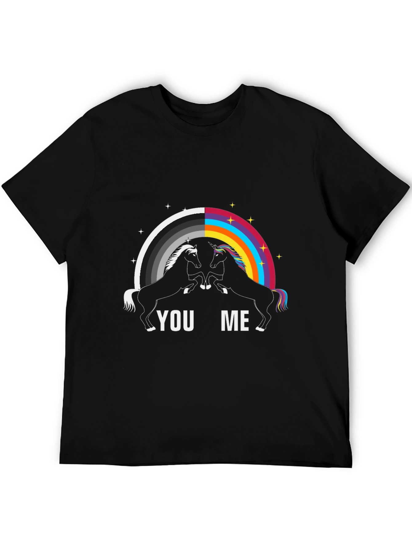 You Me Unicorn Rainbow T-Shirt