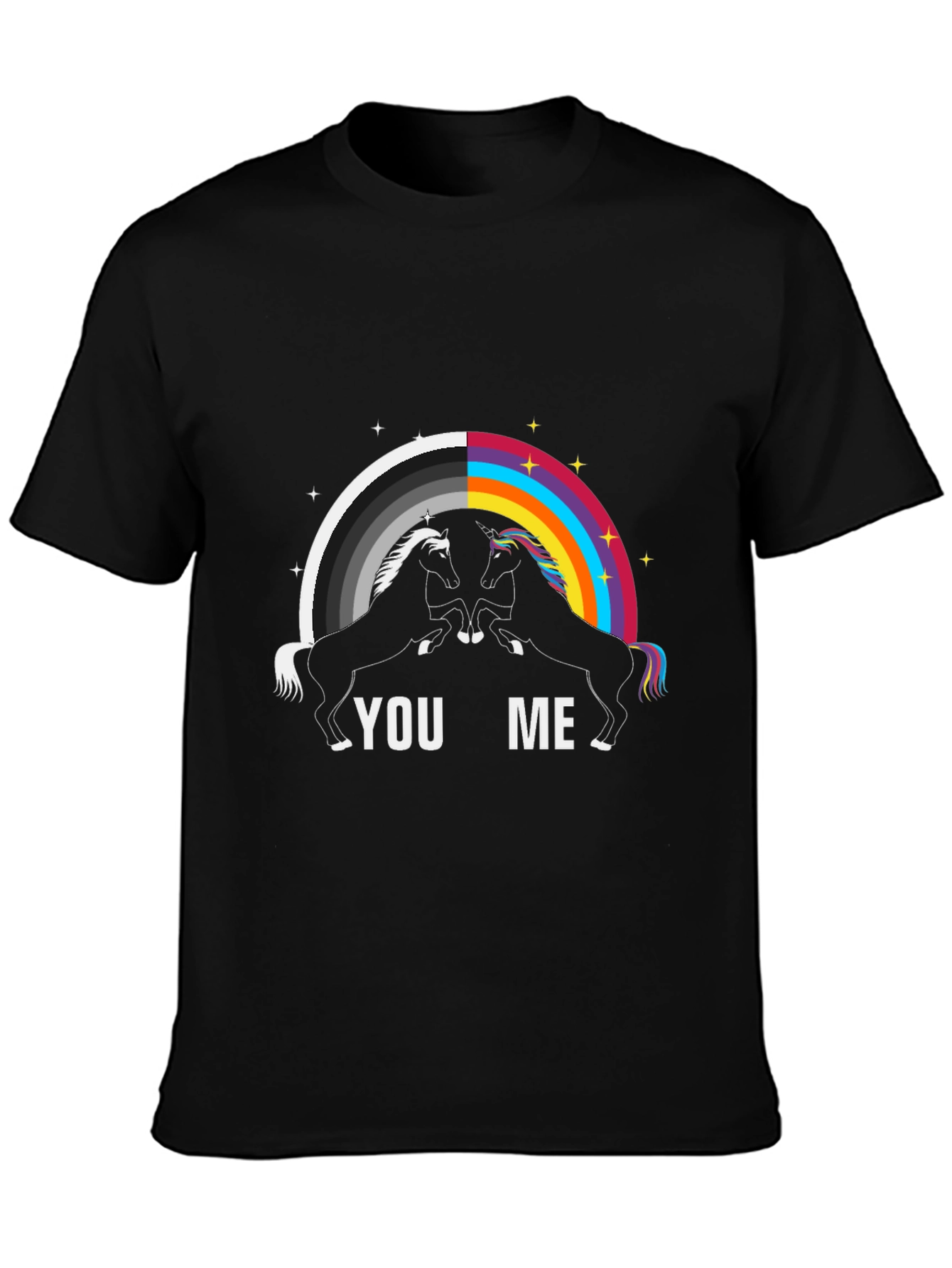 You Me Unicorn Rainbow T-Shirt