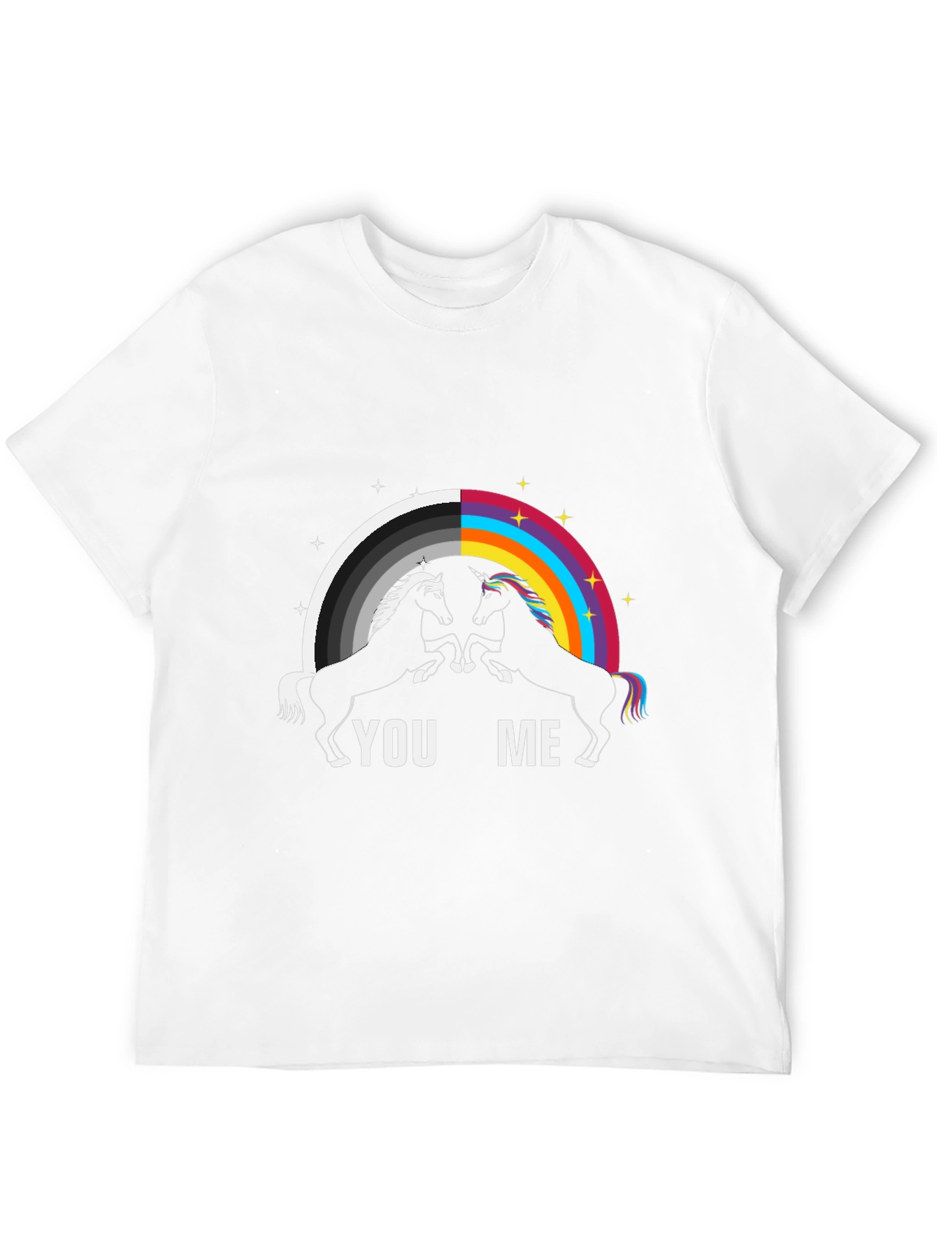 You Me Unicorn Rainbow T-Shirt