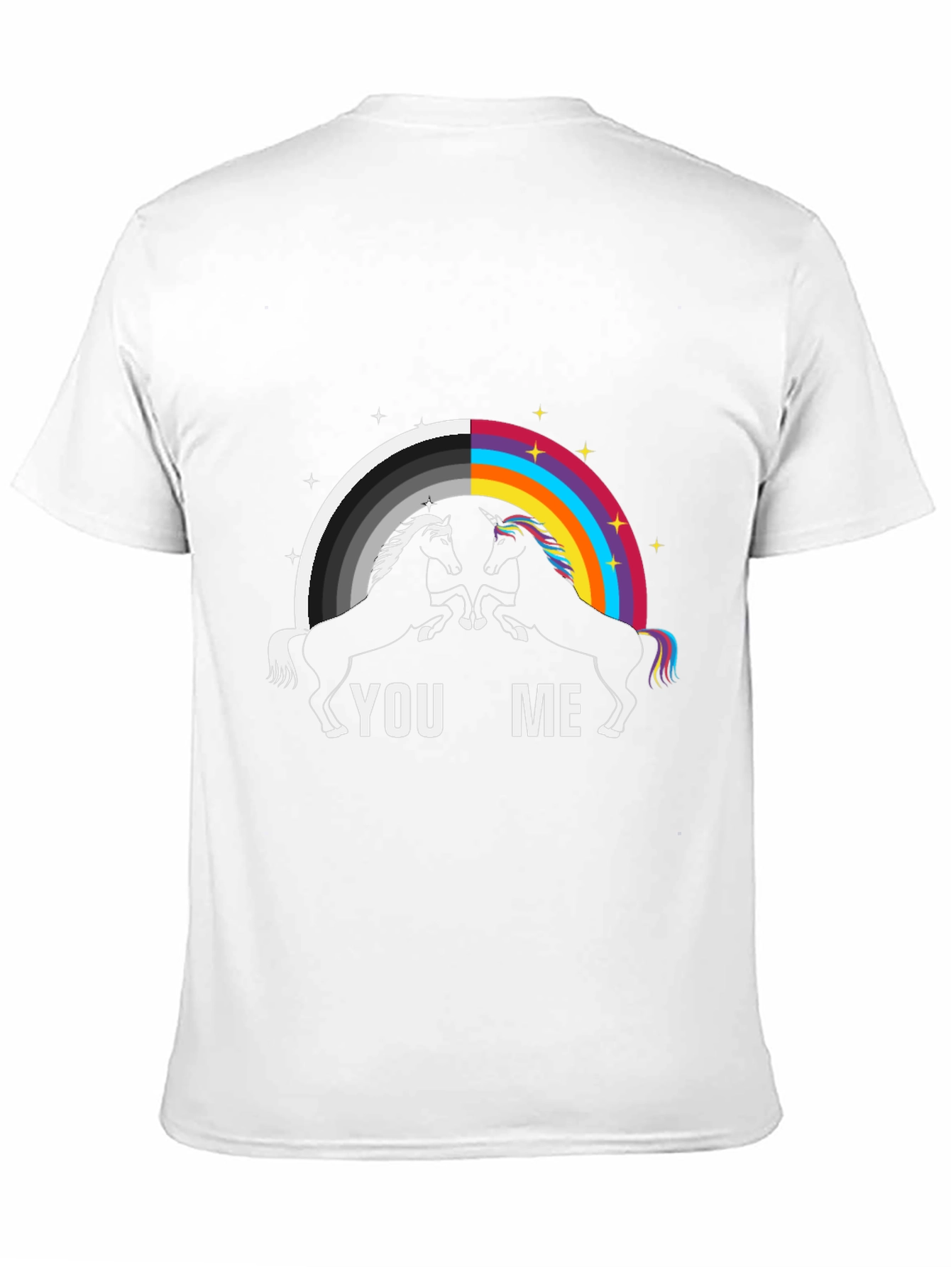 You Me Unicorn Rainbow T-Shirt