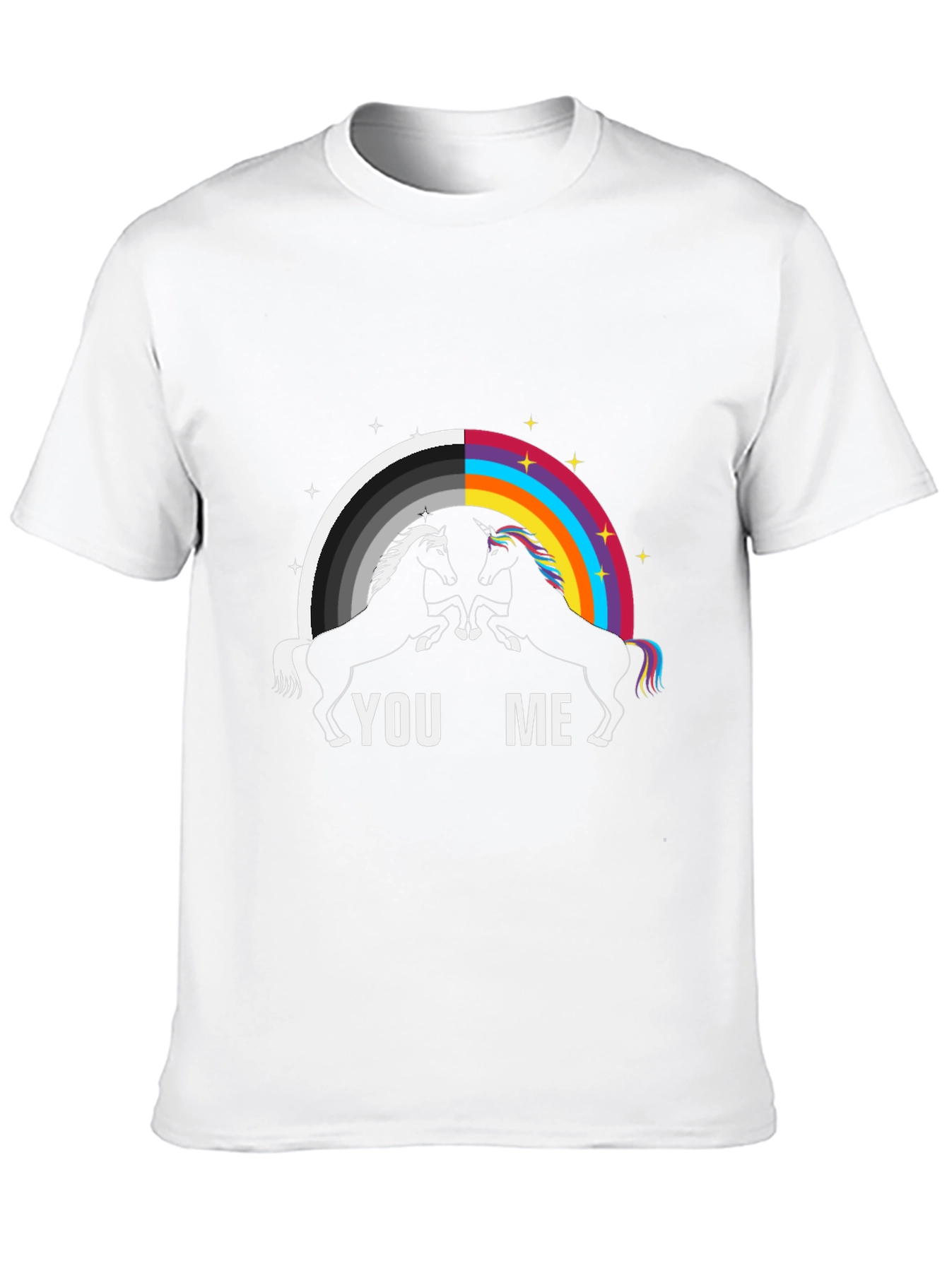 You Me Unicorn Rainbow T-Shirt
