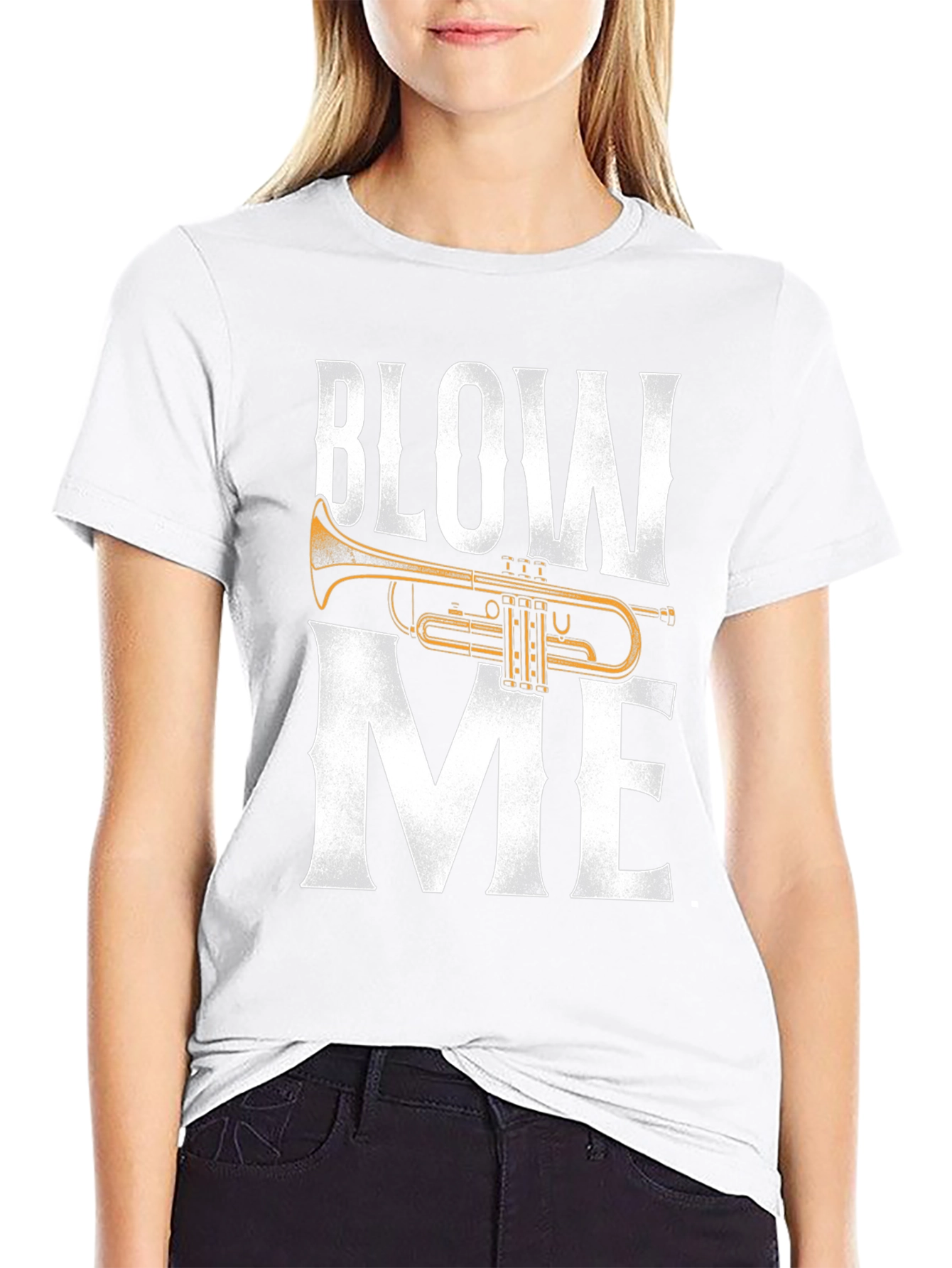 Blow Me Trumpet T-Shirt - Funny Music Tee