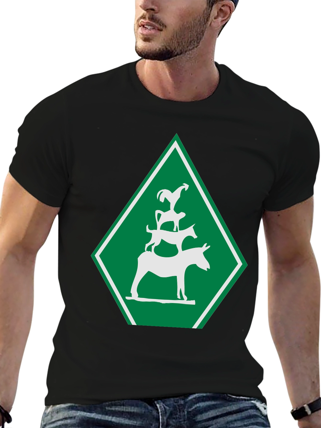 Animal Stack T-Shirt - Funky Graphic Tee