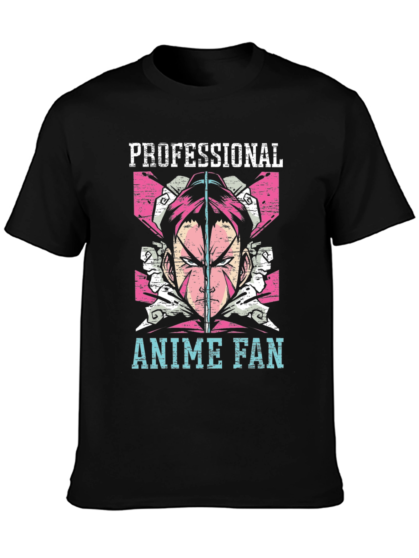 Professional Anime Fan Graphic T-Shirt
