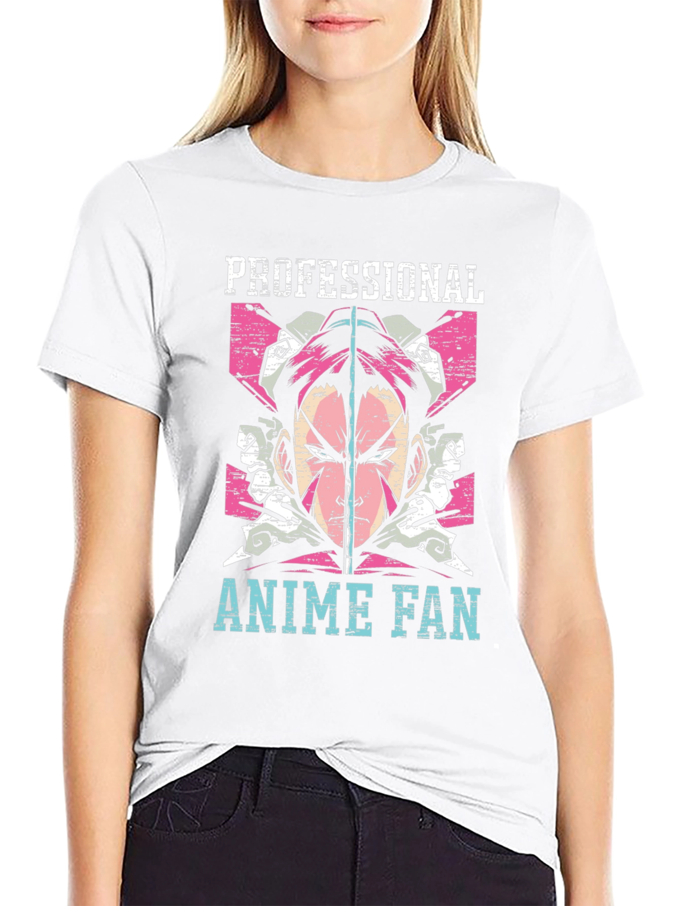 Professional Anime Fan Graphic T-Shirt