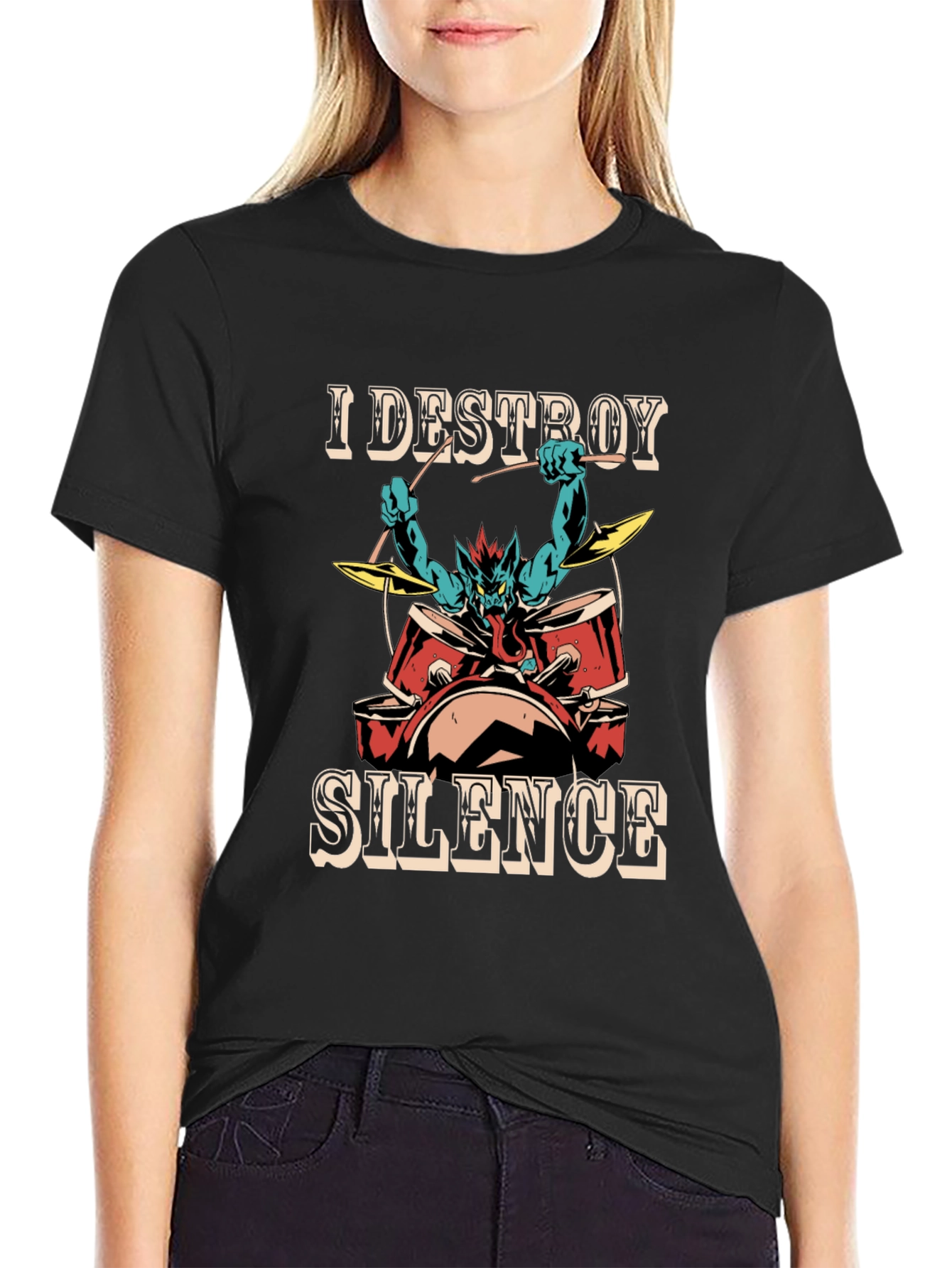 I Destroy Silence Graphic T-Shirt