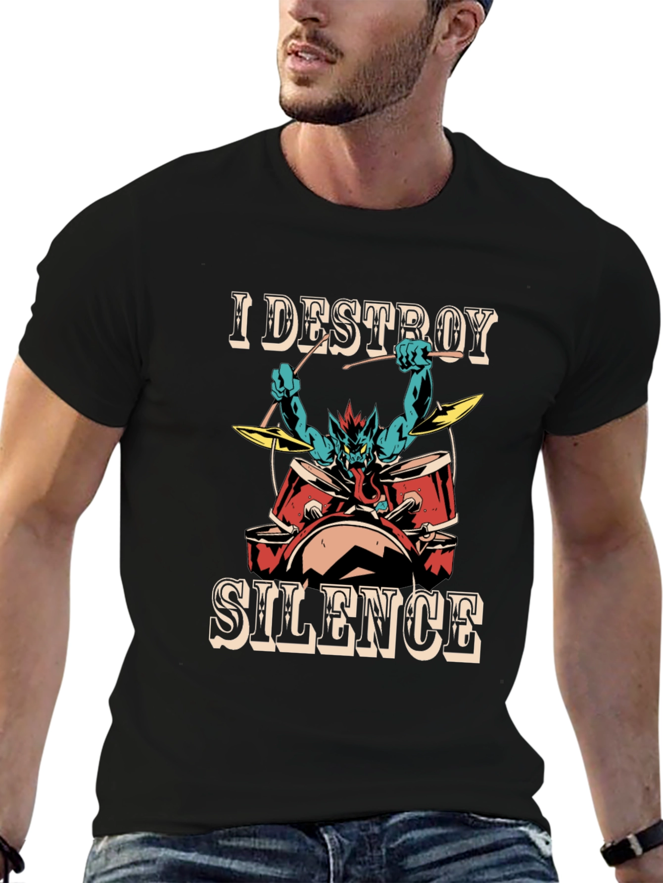 I Destroy Silence Graphic T-Shirt