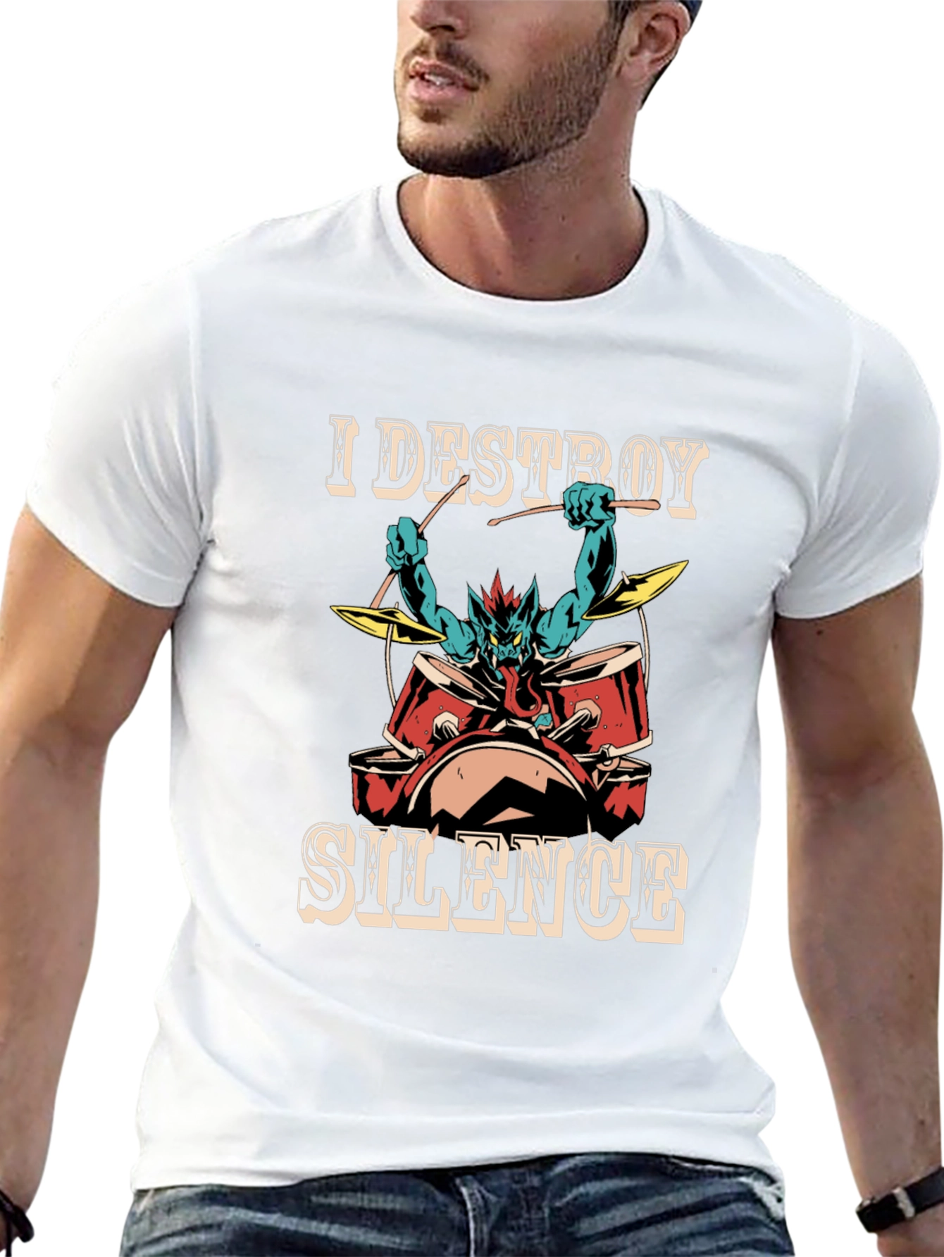 I Destroy Silence Graphic T-Shirt