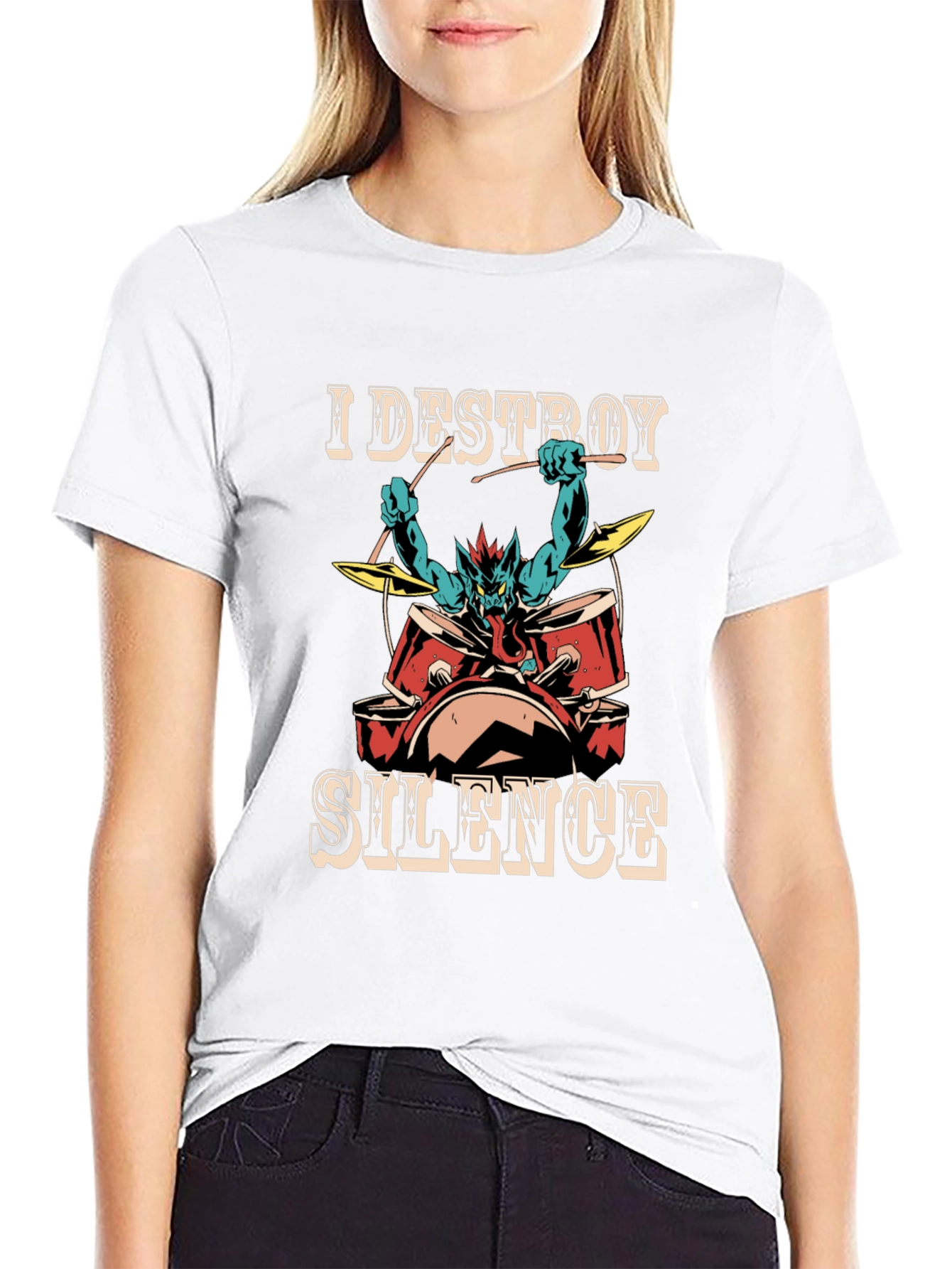 I Destroy Silence Graphic T-Shirt