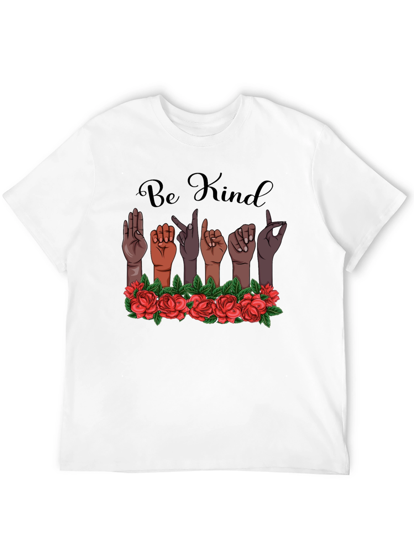 Be Kind Sign Language Graphic T-Shirt