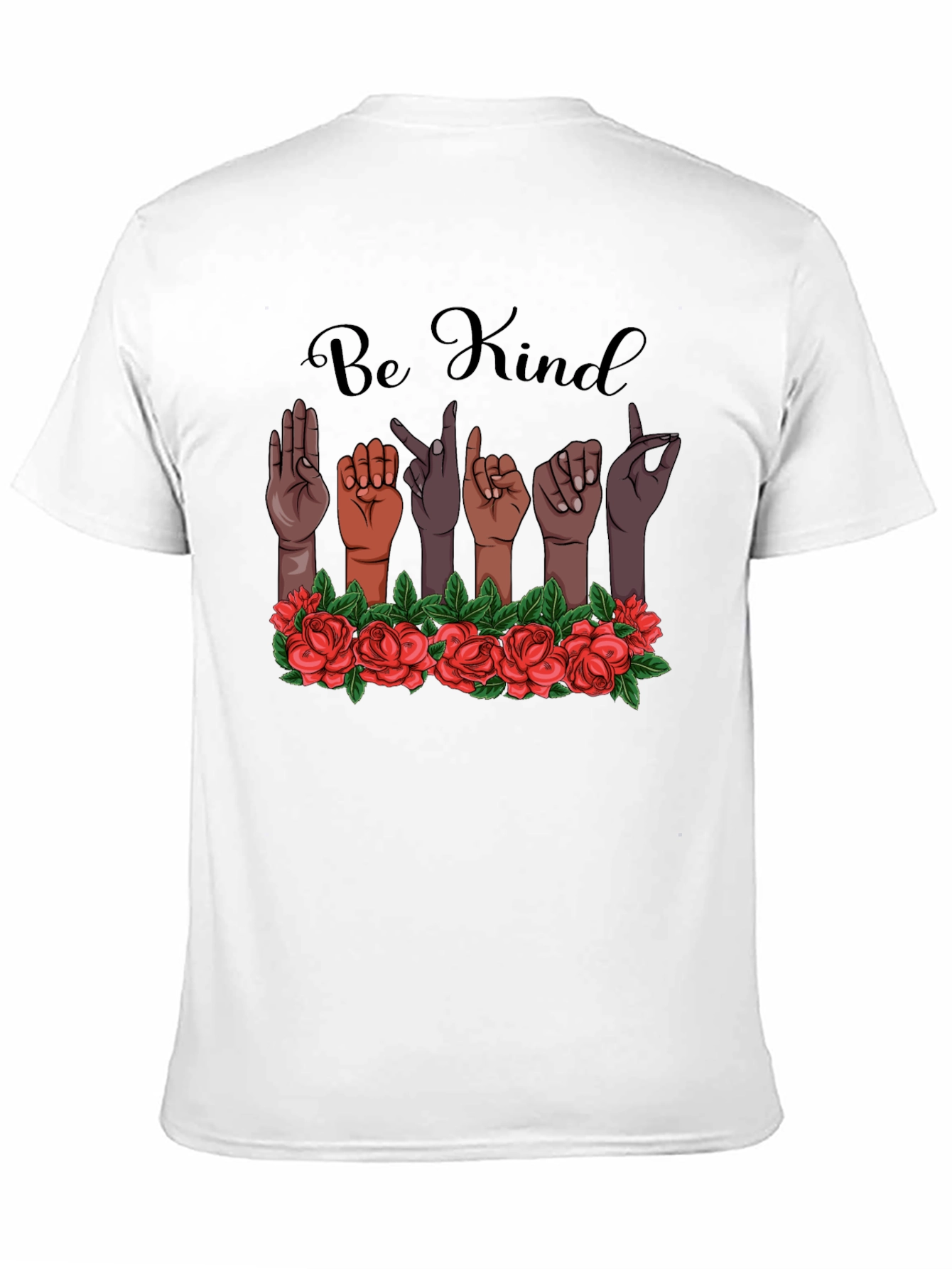 Be Kind Sign Language Graphic T-Shirt