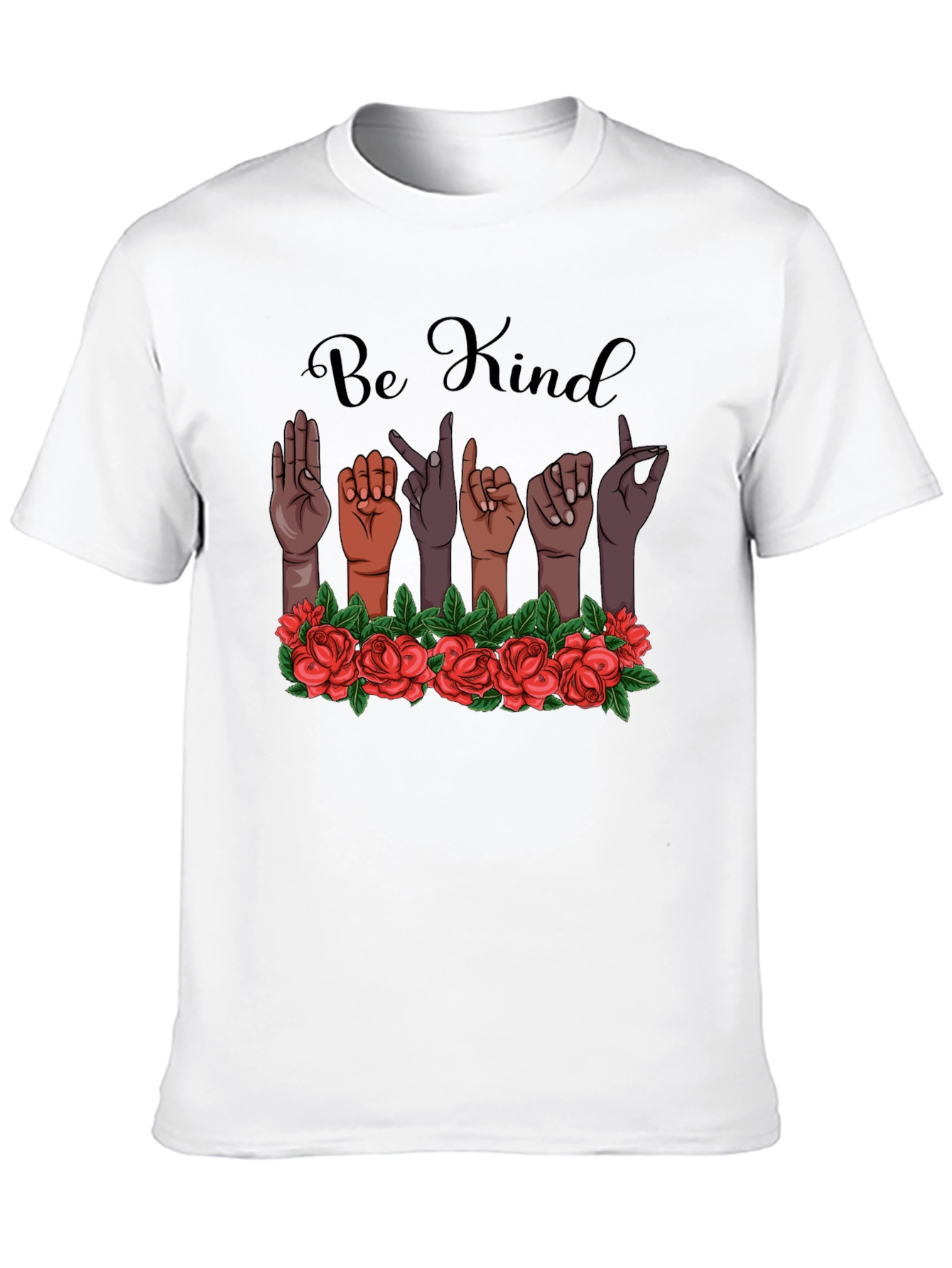 Be Kind Sign Language Graphic T-Shirt