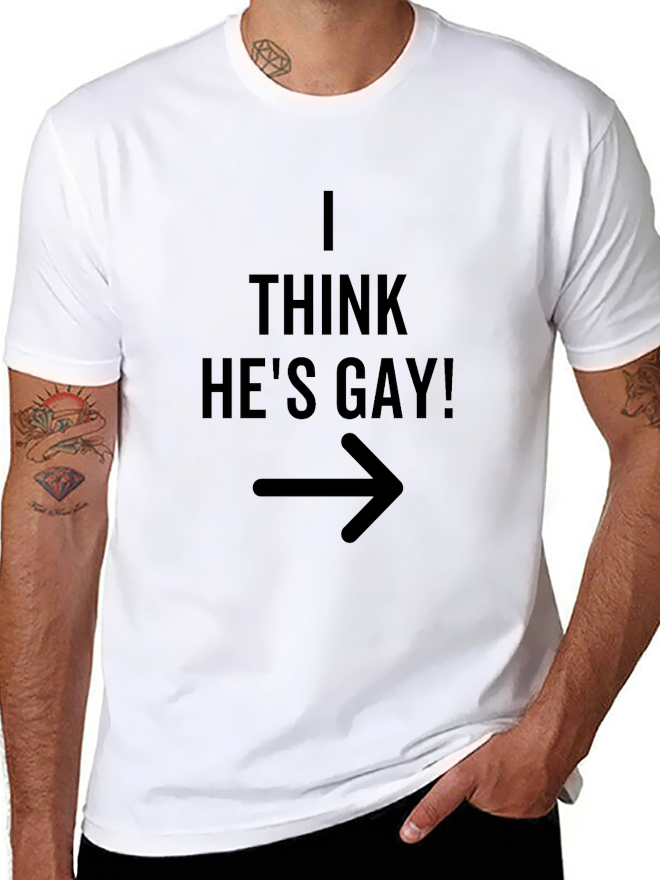 I Think Hes Gay! Graphic Tee