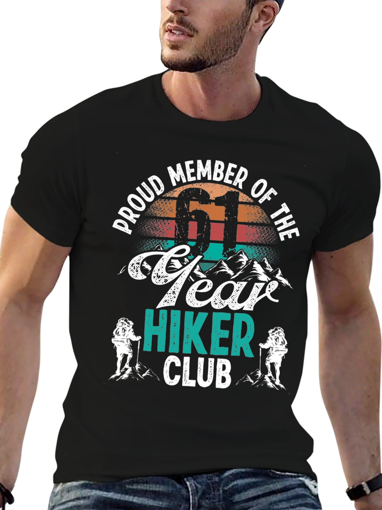 Proud Member 61 Year Hiker Club T-Shirt