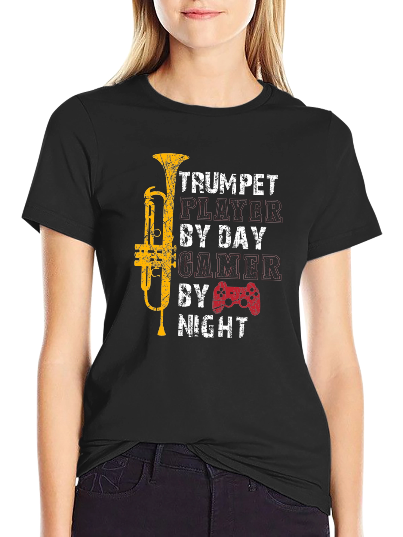 Trumpet Player Gamer T-Shirt