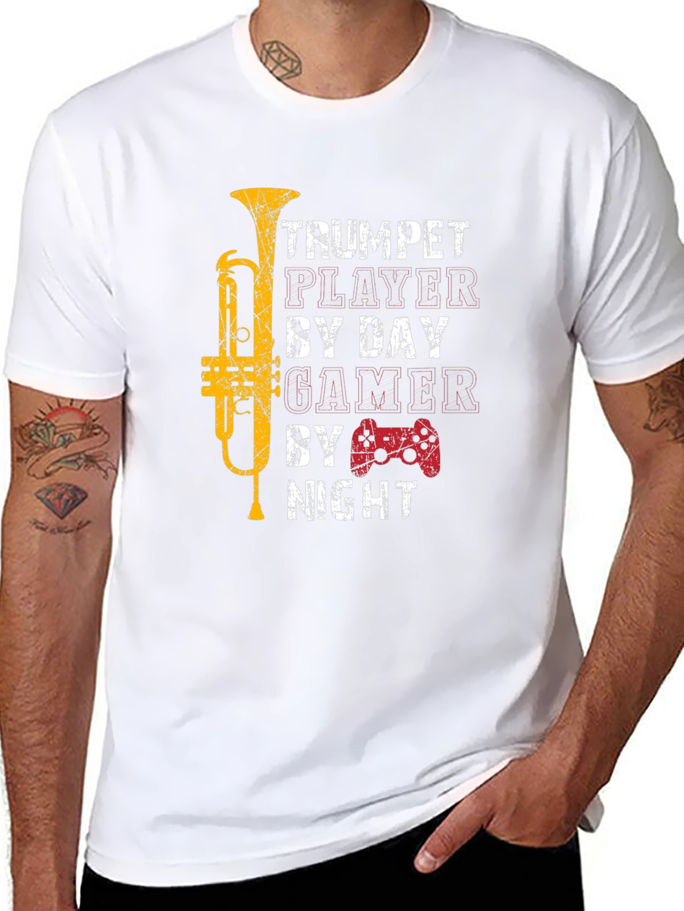 Trumpet Player Gamer T-Shirt