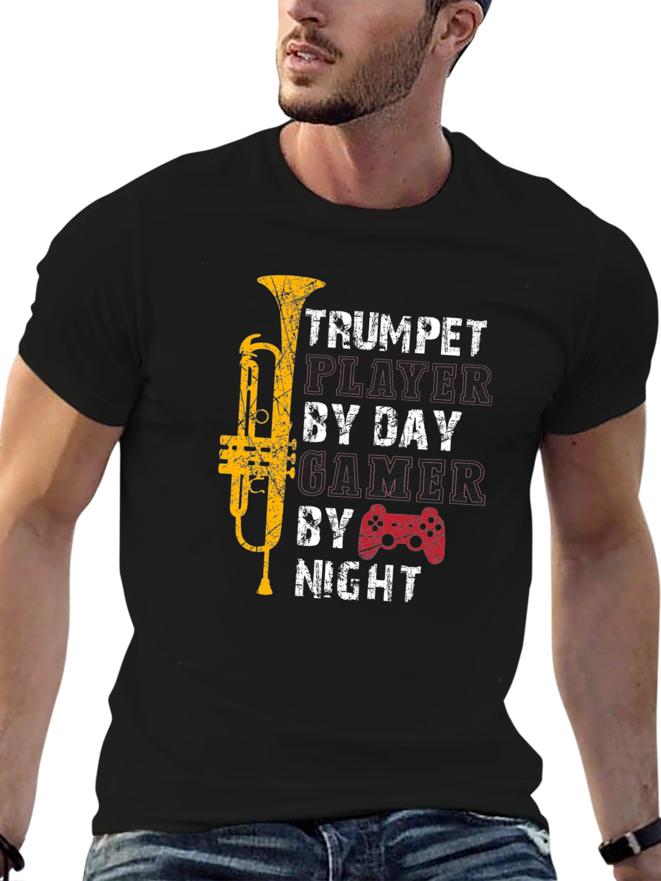 Trumpet Player Gamer T-Shirt
