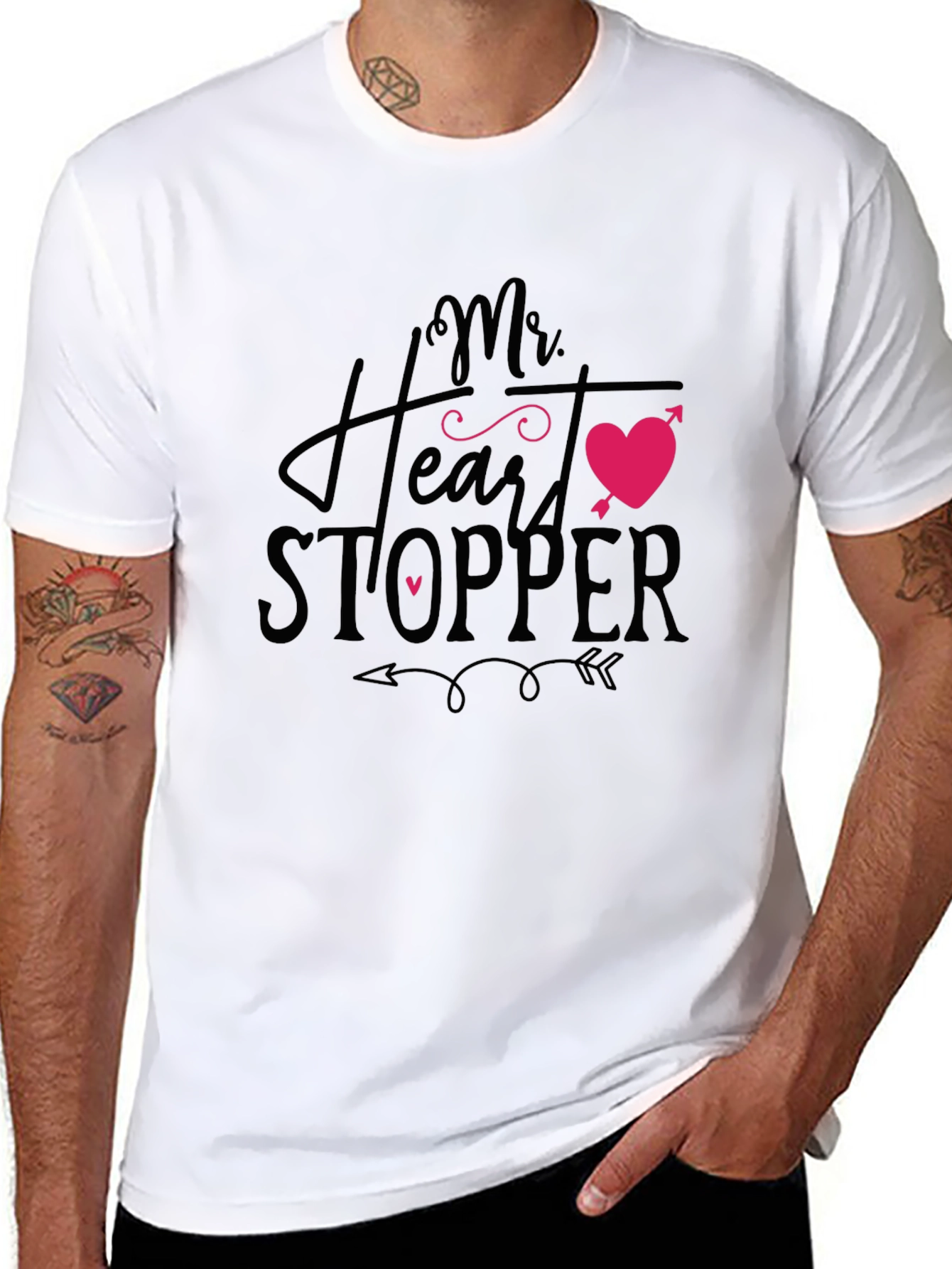 Mr. Heart Stopper Graphic Tee - Valentines Gift
