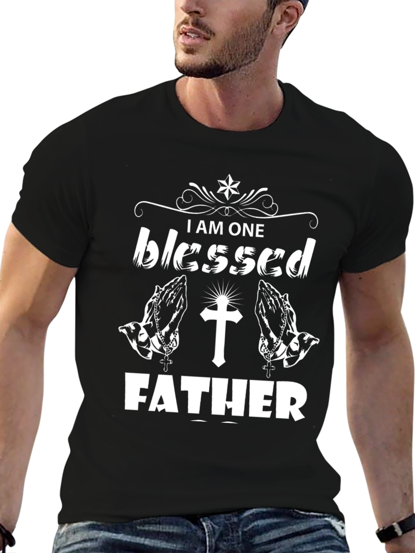 Blessed Father T-Shirt | Christian Mens Apparel