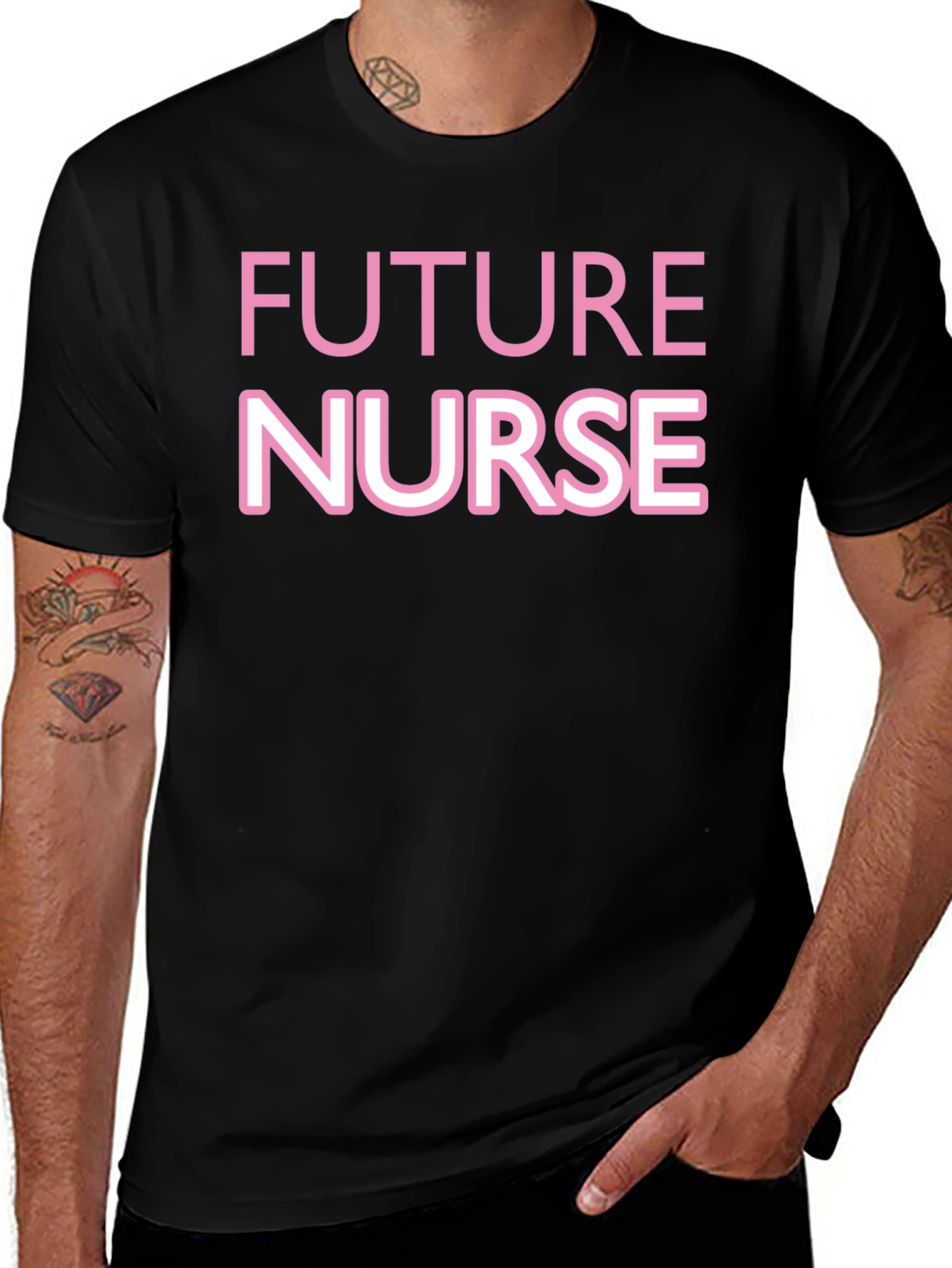 Future Nurse T-Shirt - Black Medical Student Tee