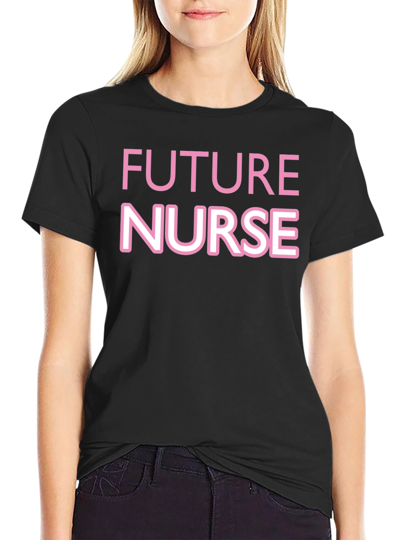 Future Nurse T-Shirt - Black Medical Student Tee